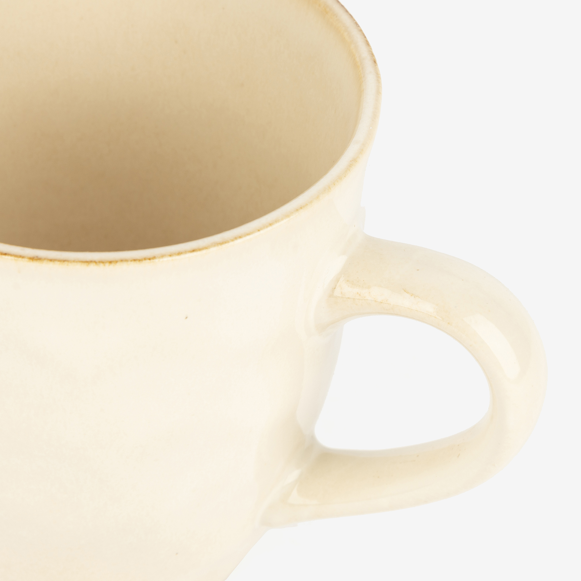 Mug de gres crema Bilada 400ml