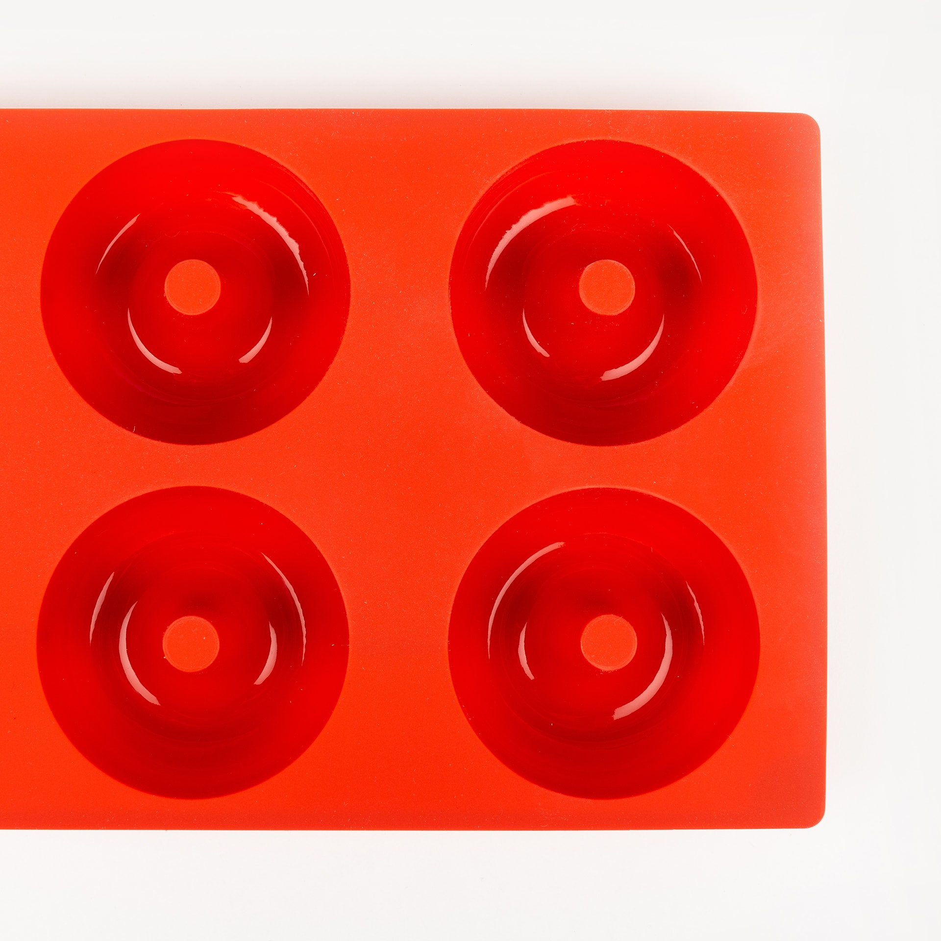 Molde 6 unidades rojo Doghnut - Lékué