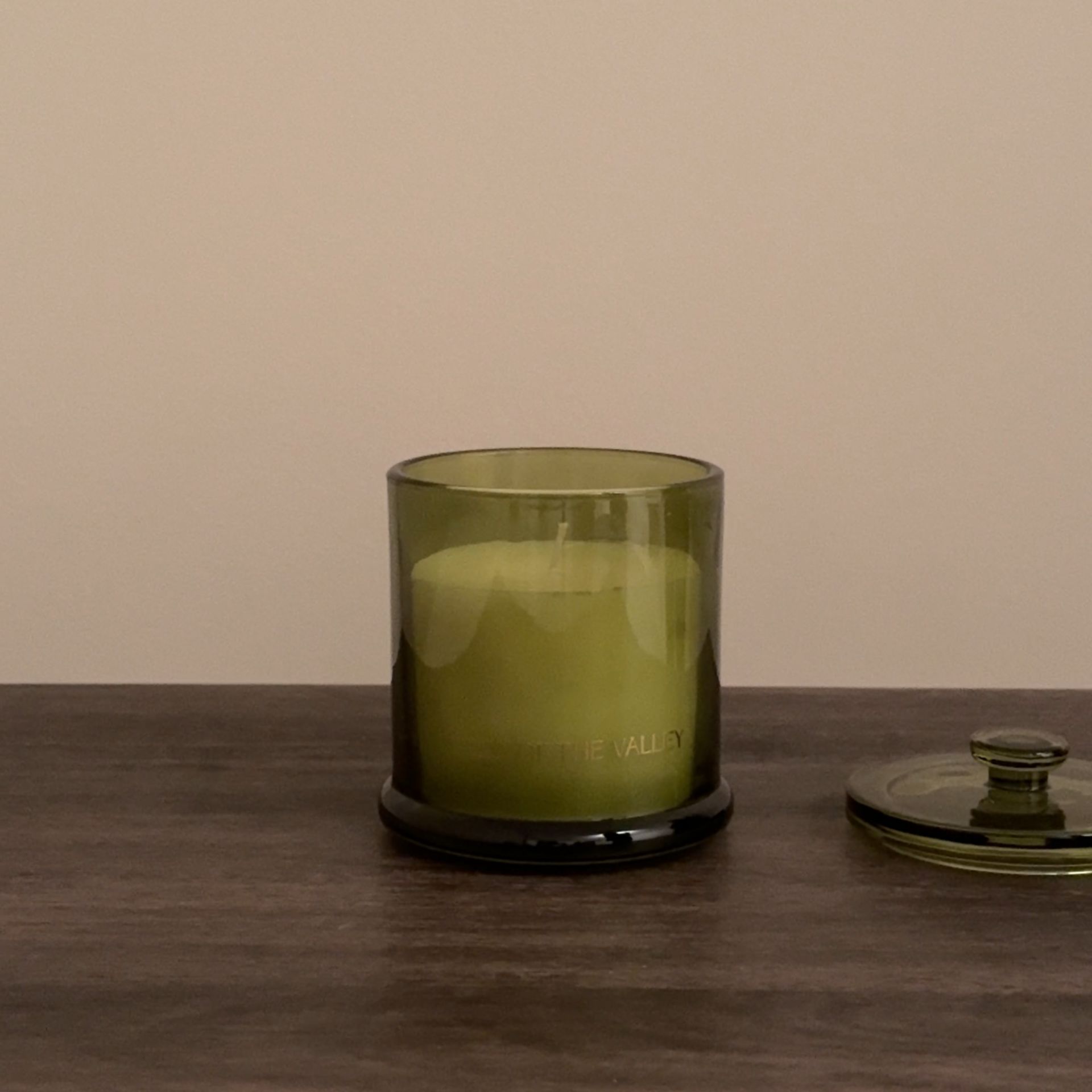 Vela aromática en vaso de cristal Lily of the valley Durcal Ø10x13cm