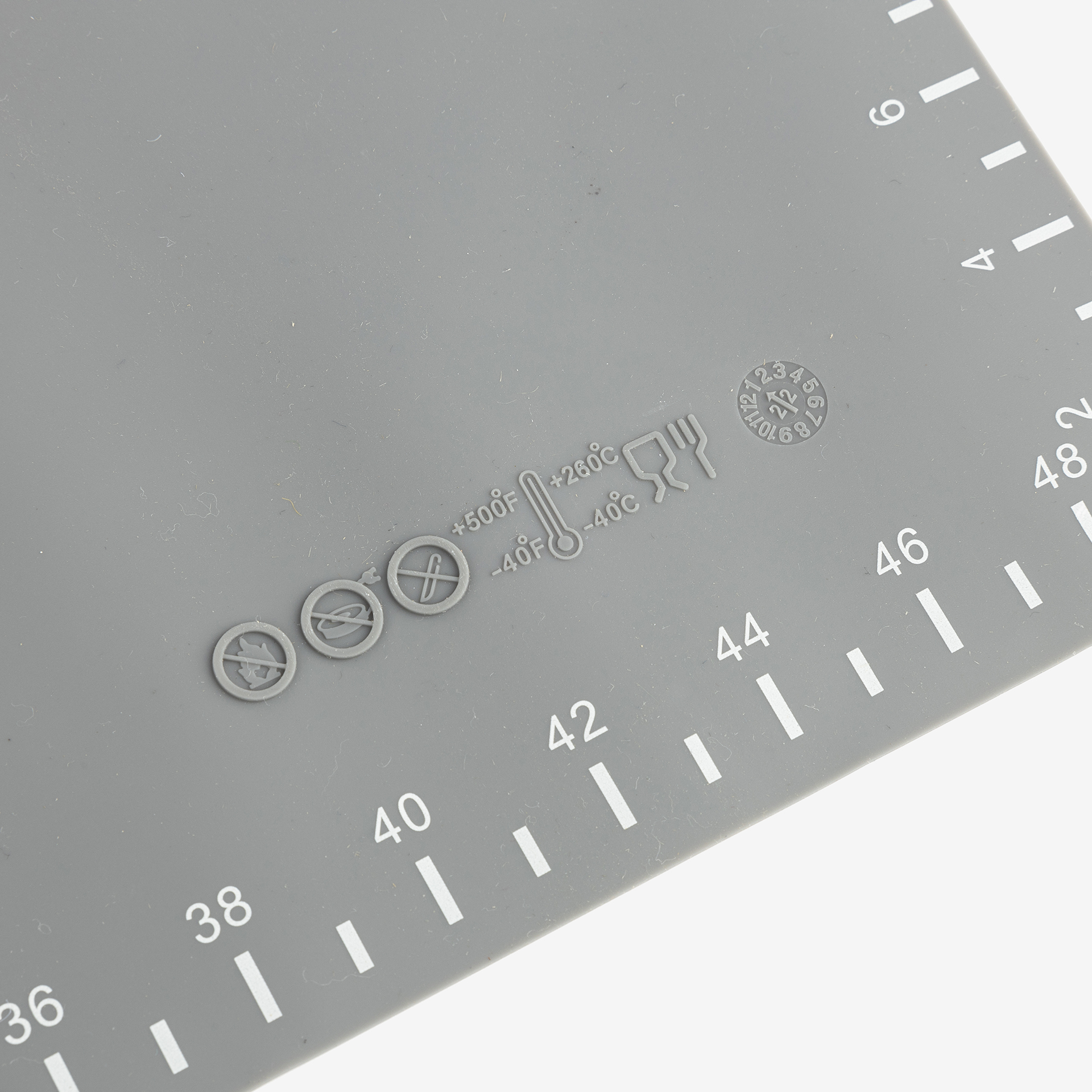 Tapete antiadherente de silicona con medidas 35x40cm