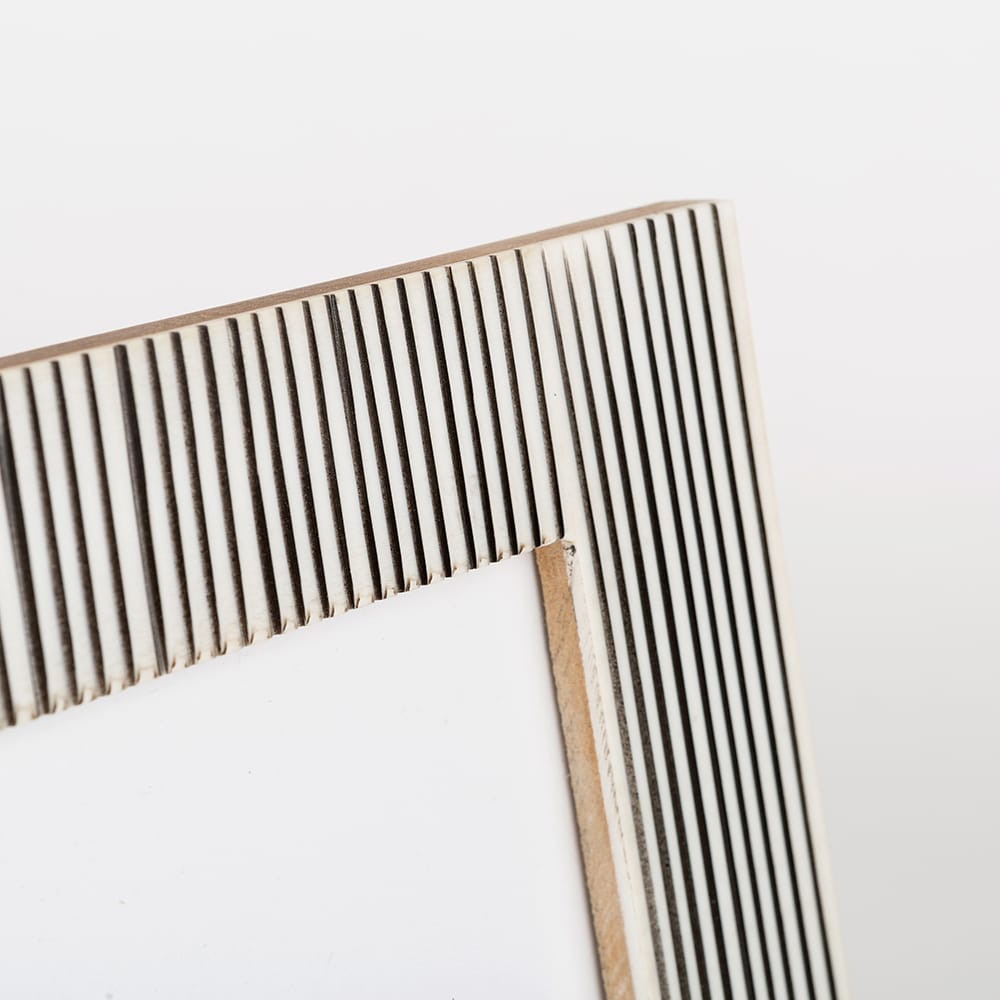 Marco de fotos de madera 2 colores 24x19cm