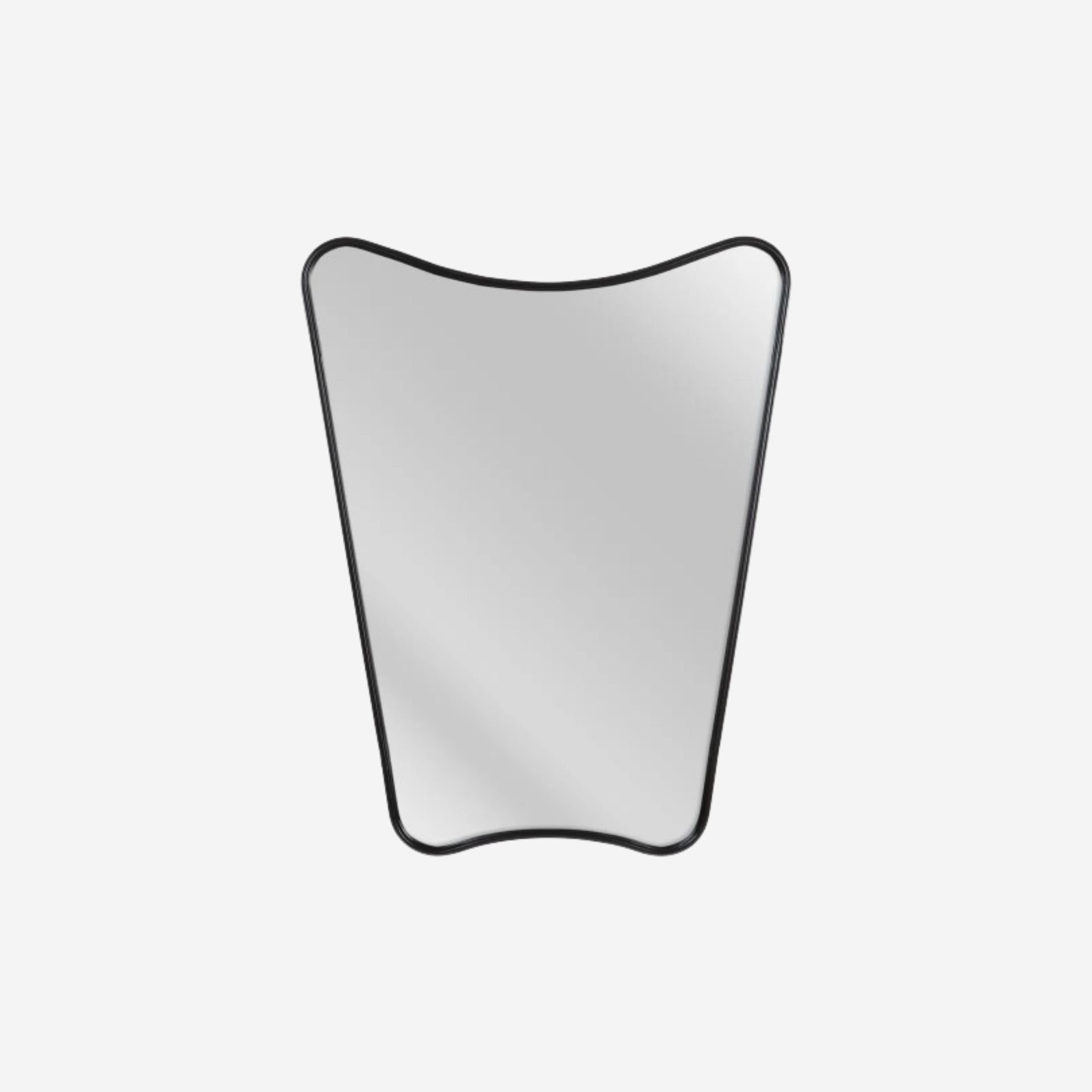 Espejo de pared mariposa de metal negro 77x2,50x98cm