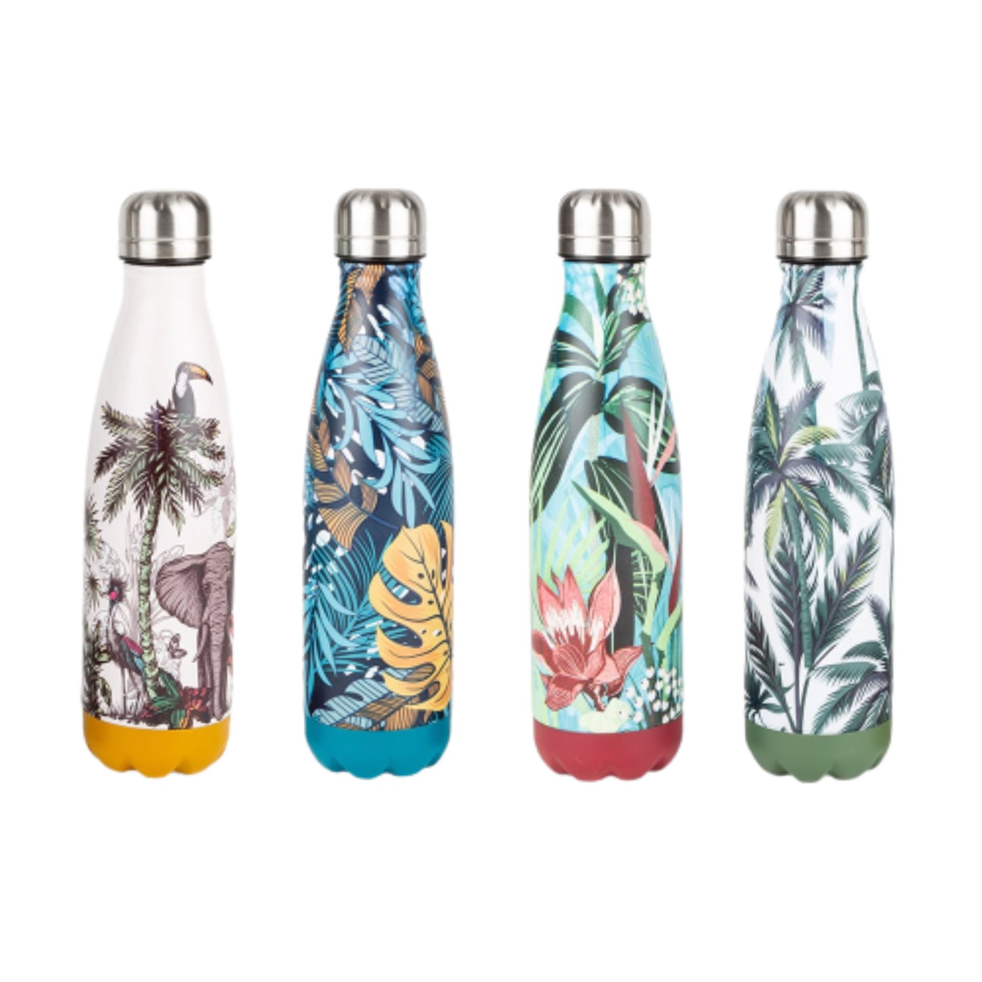 Botella de acero inoxidable Jungle en varios estampados 500cl