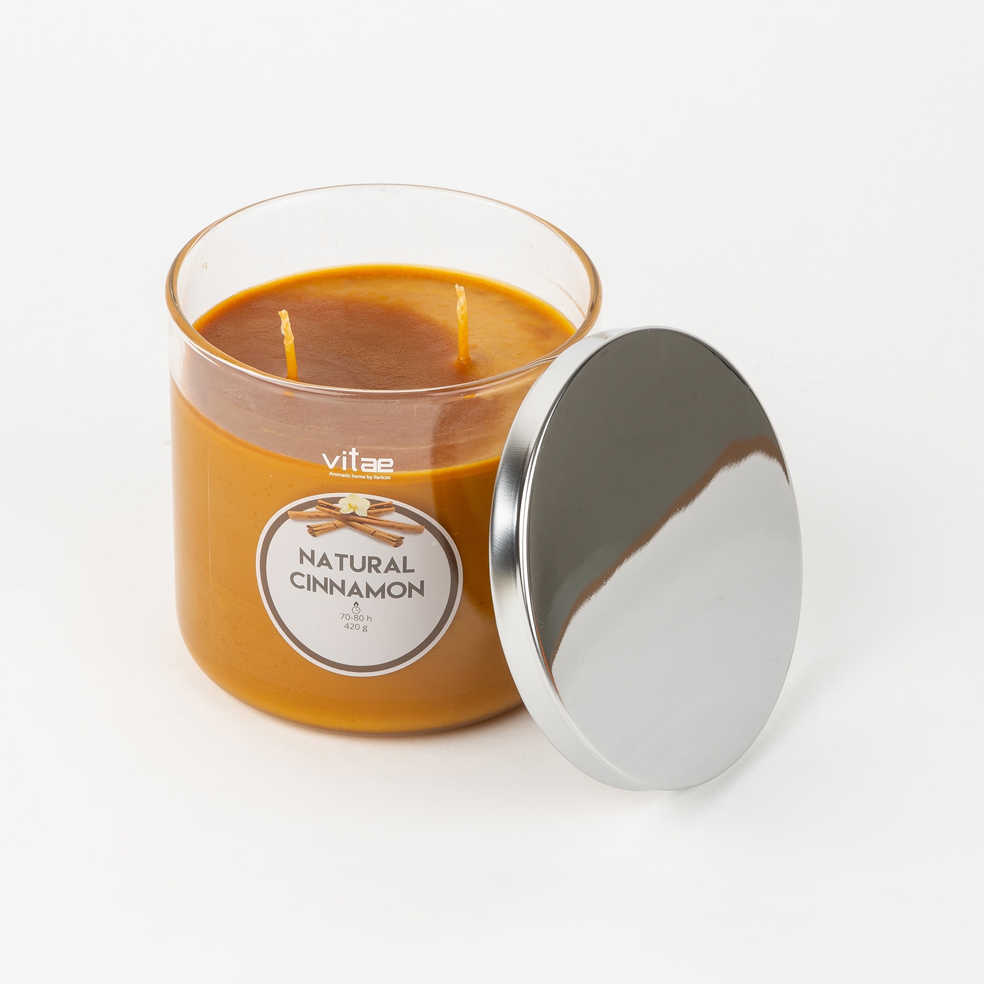 Vela aroma canela 420gr Vitae