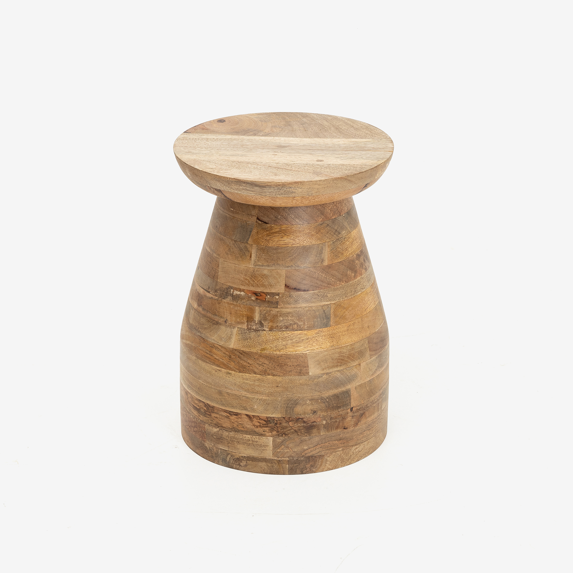 Mesa auxiliar de madera de mango Tacma Ø27x40cm