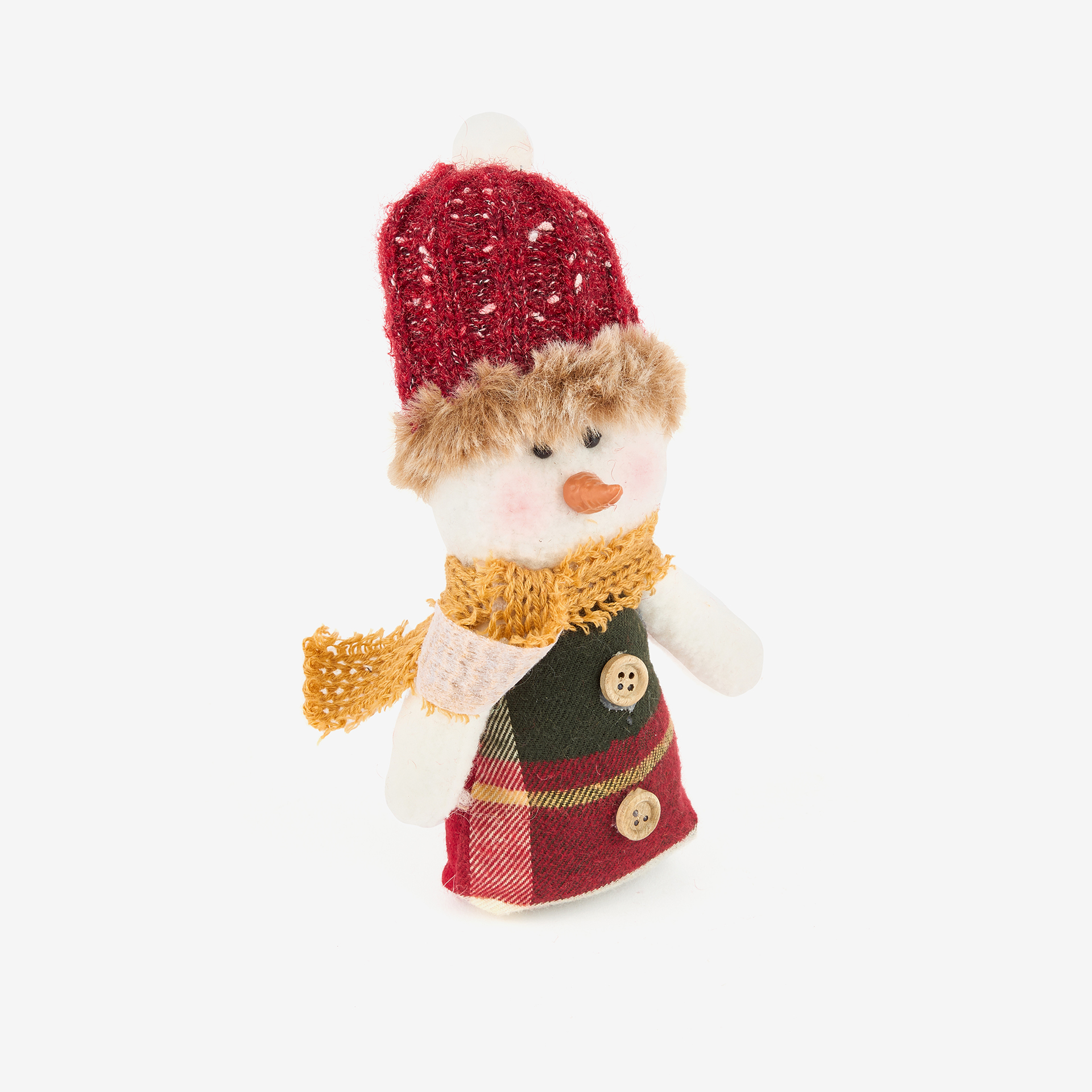 Adorno colgante Mu&ntilde;eco de nieve 20cm
