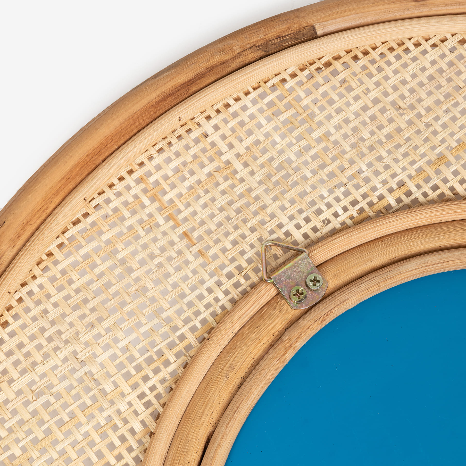 Espejo de pared de rat&aacute;n Ryan 61x105cm