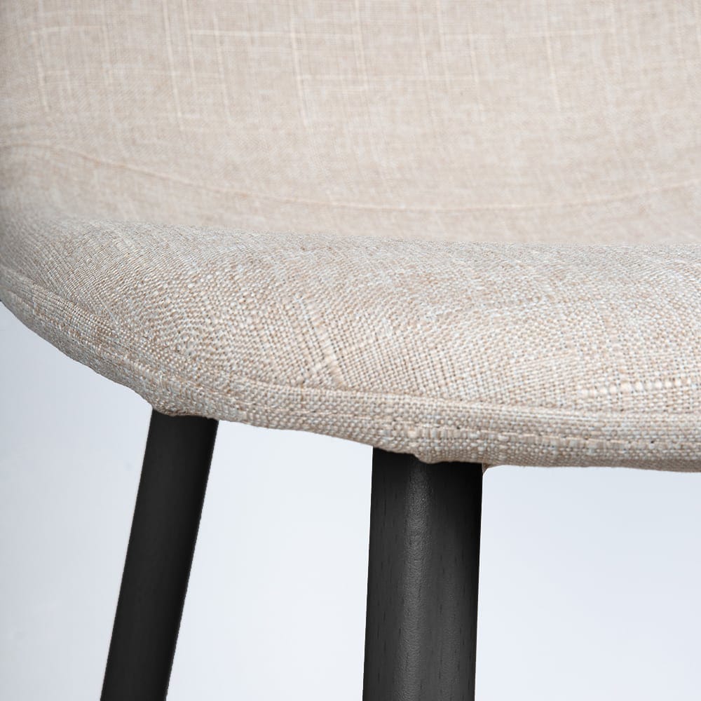 Silla de comedor beige arena Concept 45x55x86cm