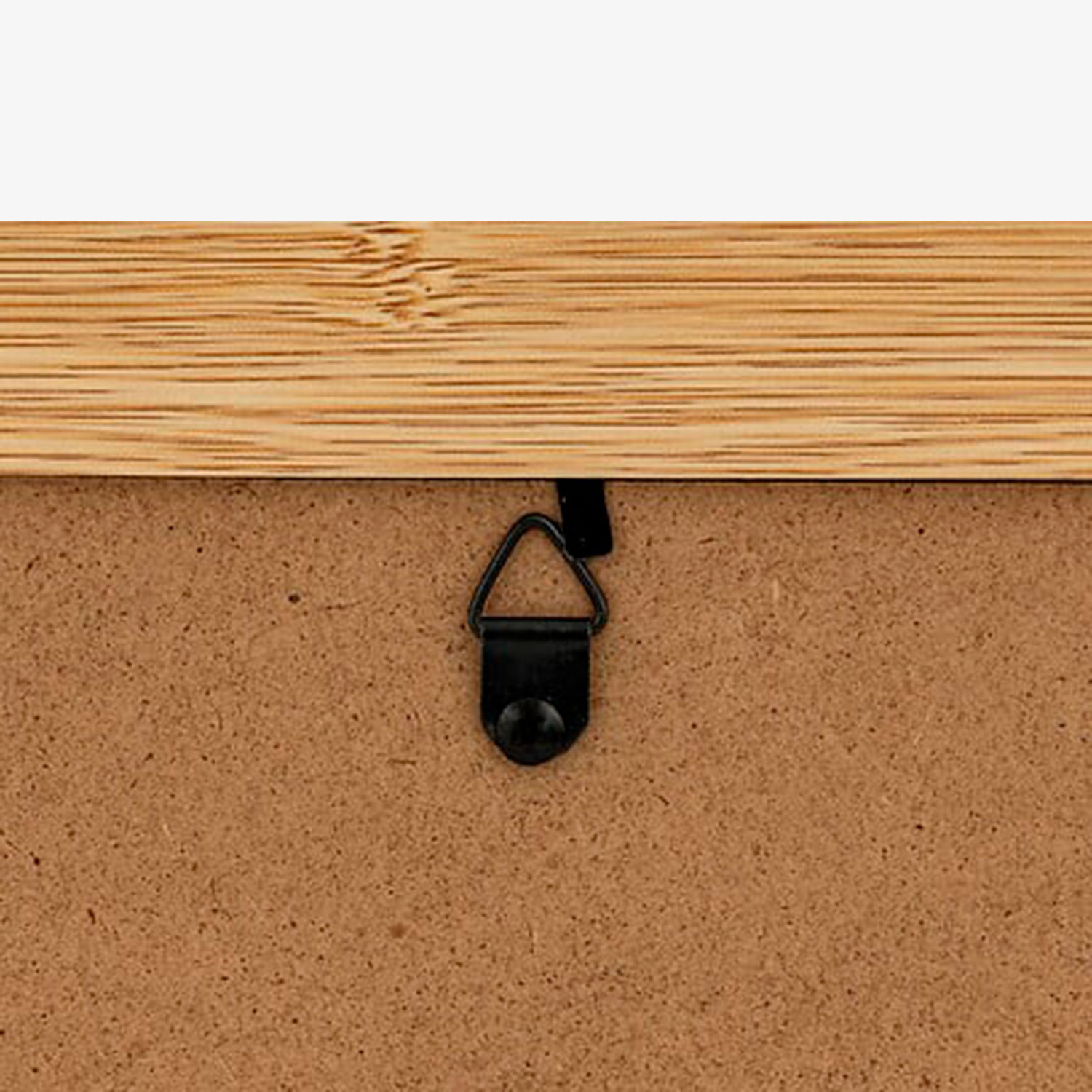 Marco de fotos de madera MDF con tela beige Elit 20x25cm