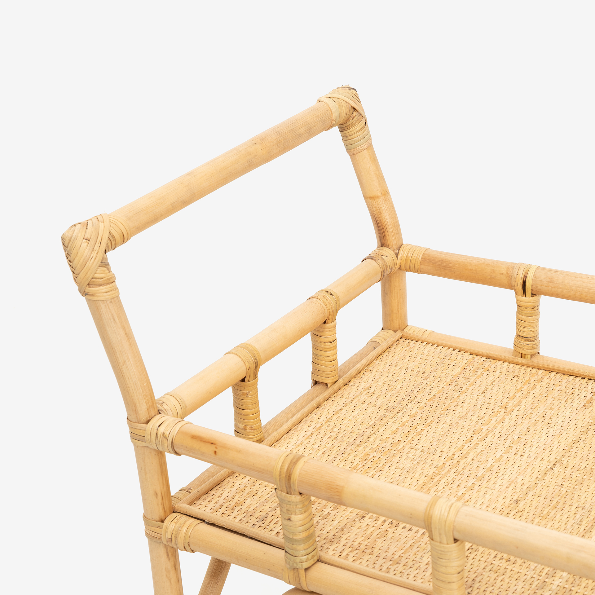 Camarera de rat&aacute;n Venecia 53x43x80cm