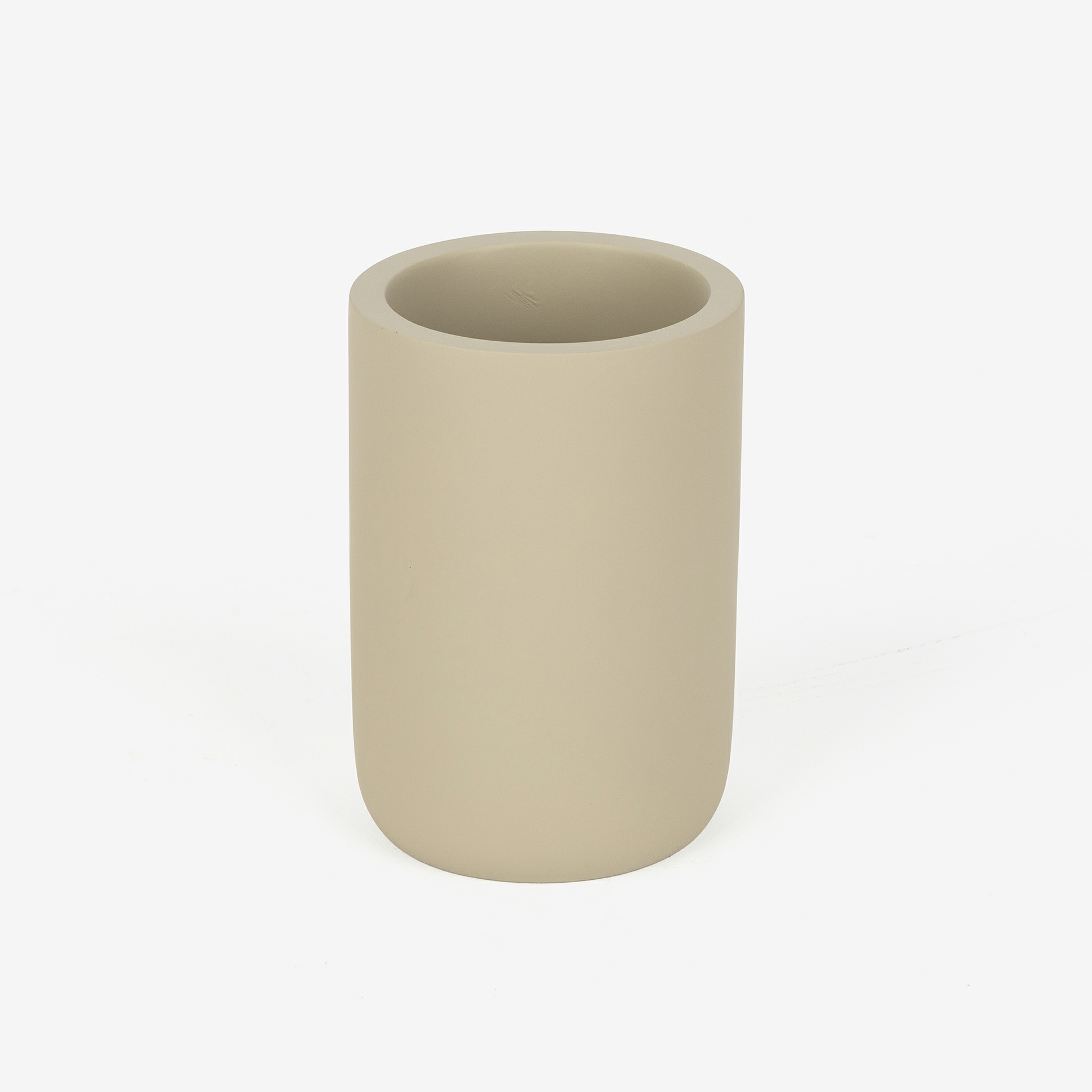 Vaso portacepillos gris Ceara &Oslash;7x1