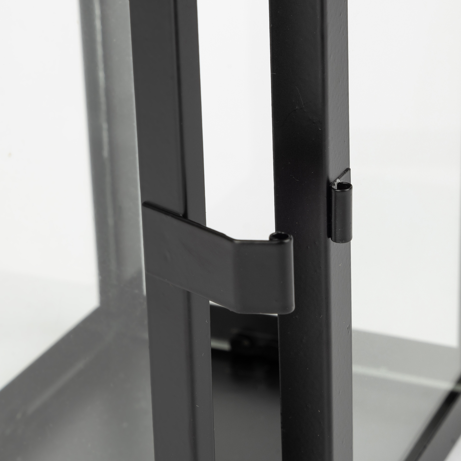 Farol de metal negro Fenjer Ø10x23cm