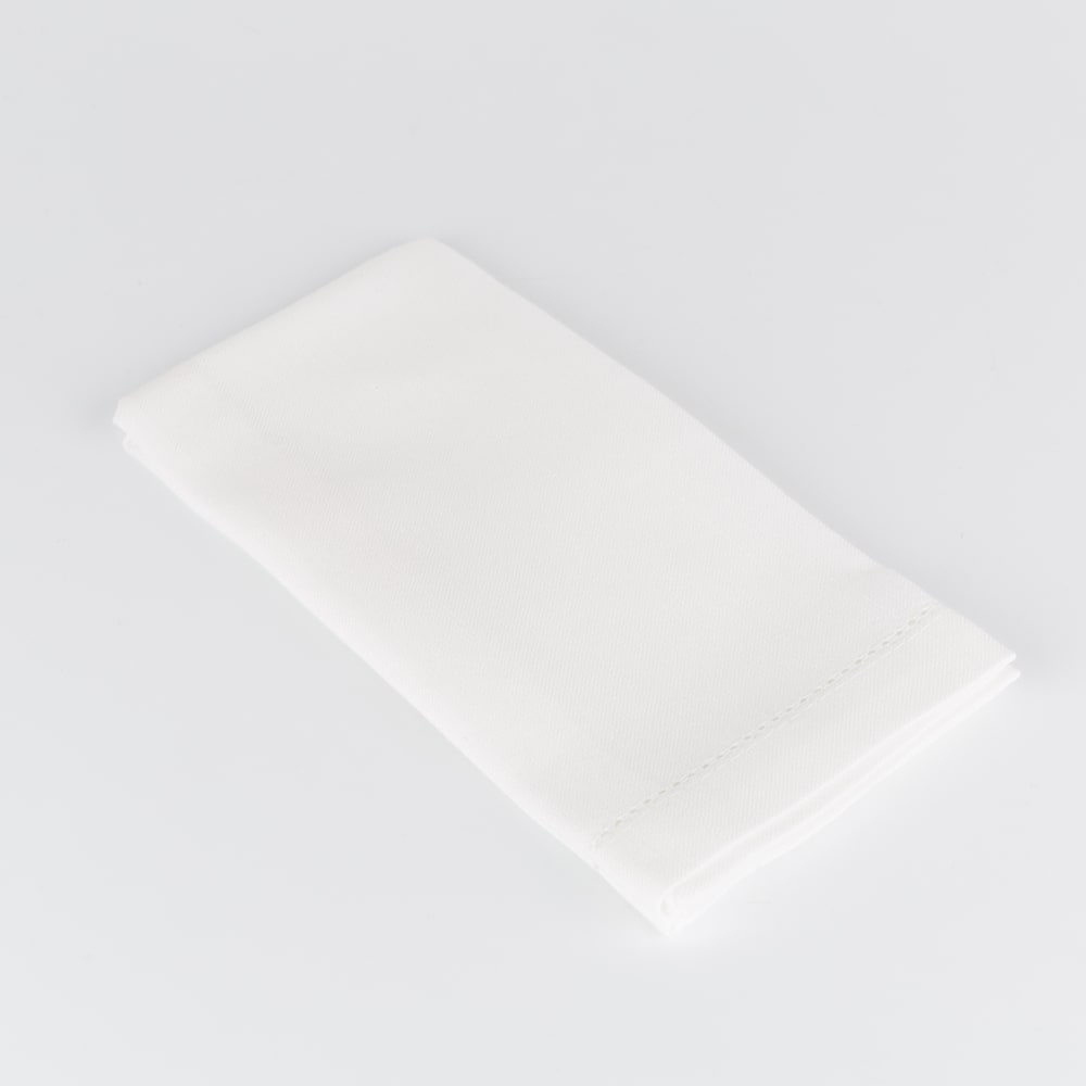 Servilleta de tela básica color blanco 45x45cm