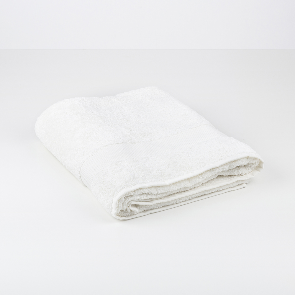 Toalla de ducha de algodón blanco cálido Vic 70x140cm - 500 gr/m²