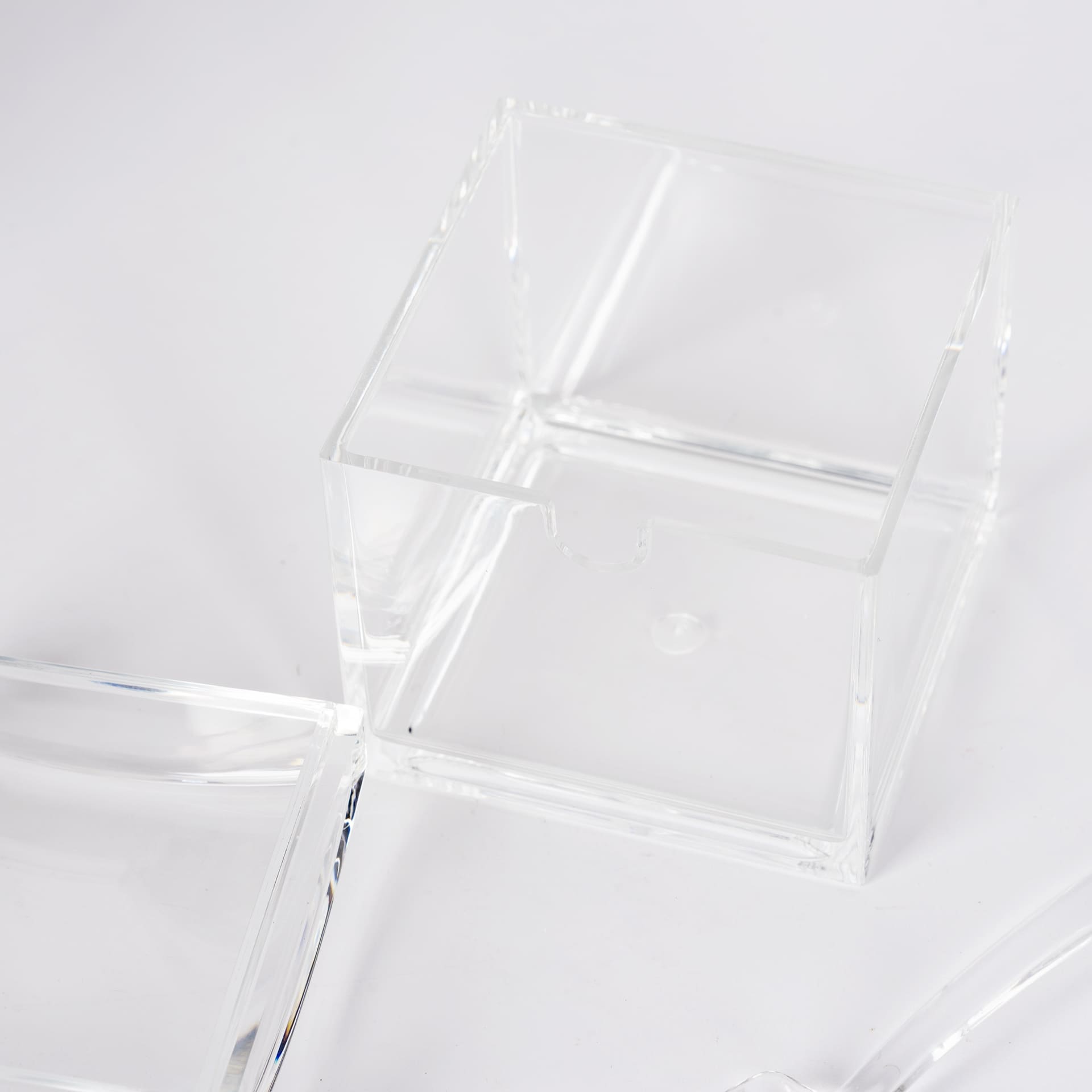 Azucarero acr&iacute;lico 9x9x10cm