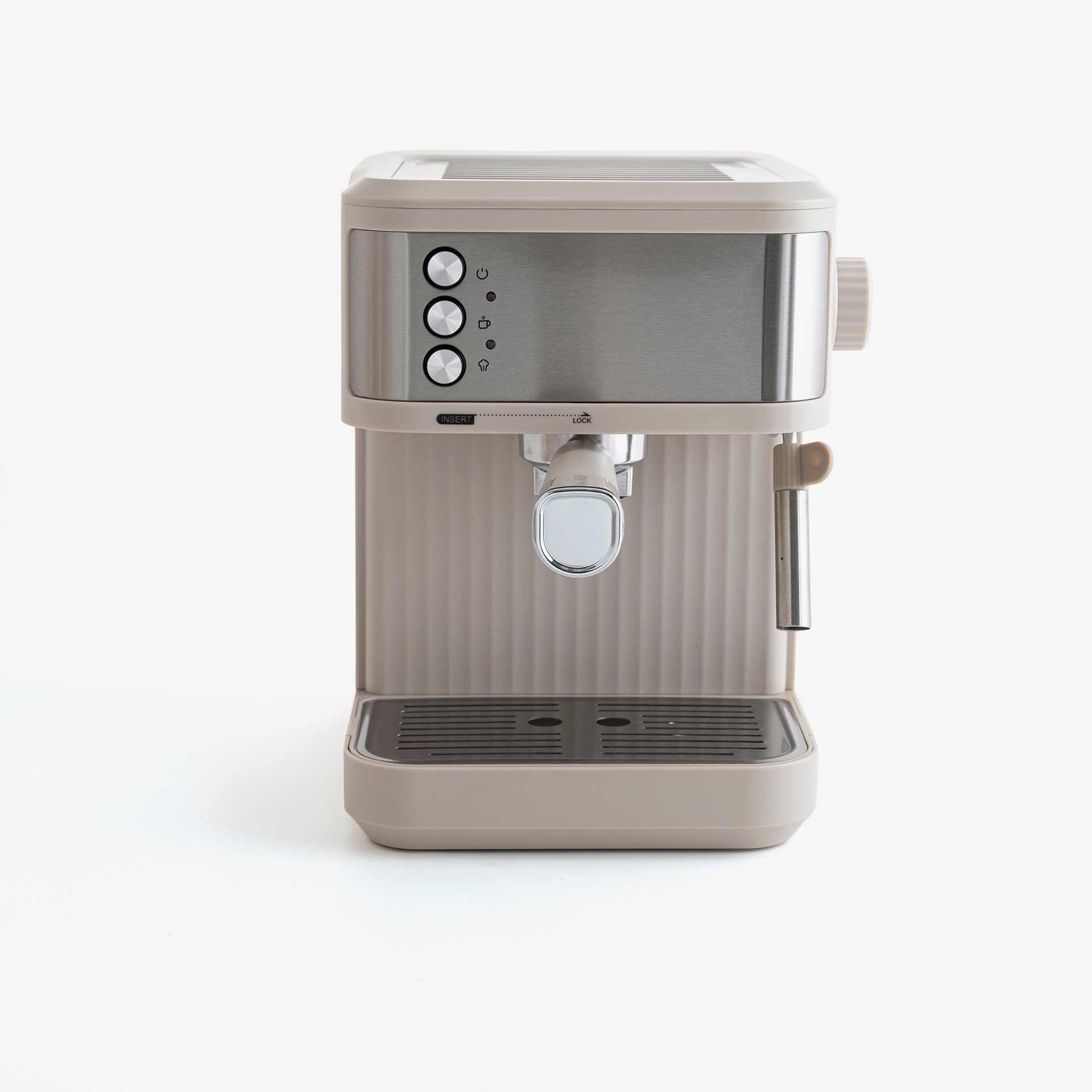Cafetera expresso 20 bares beige Bruma