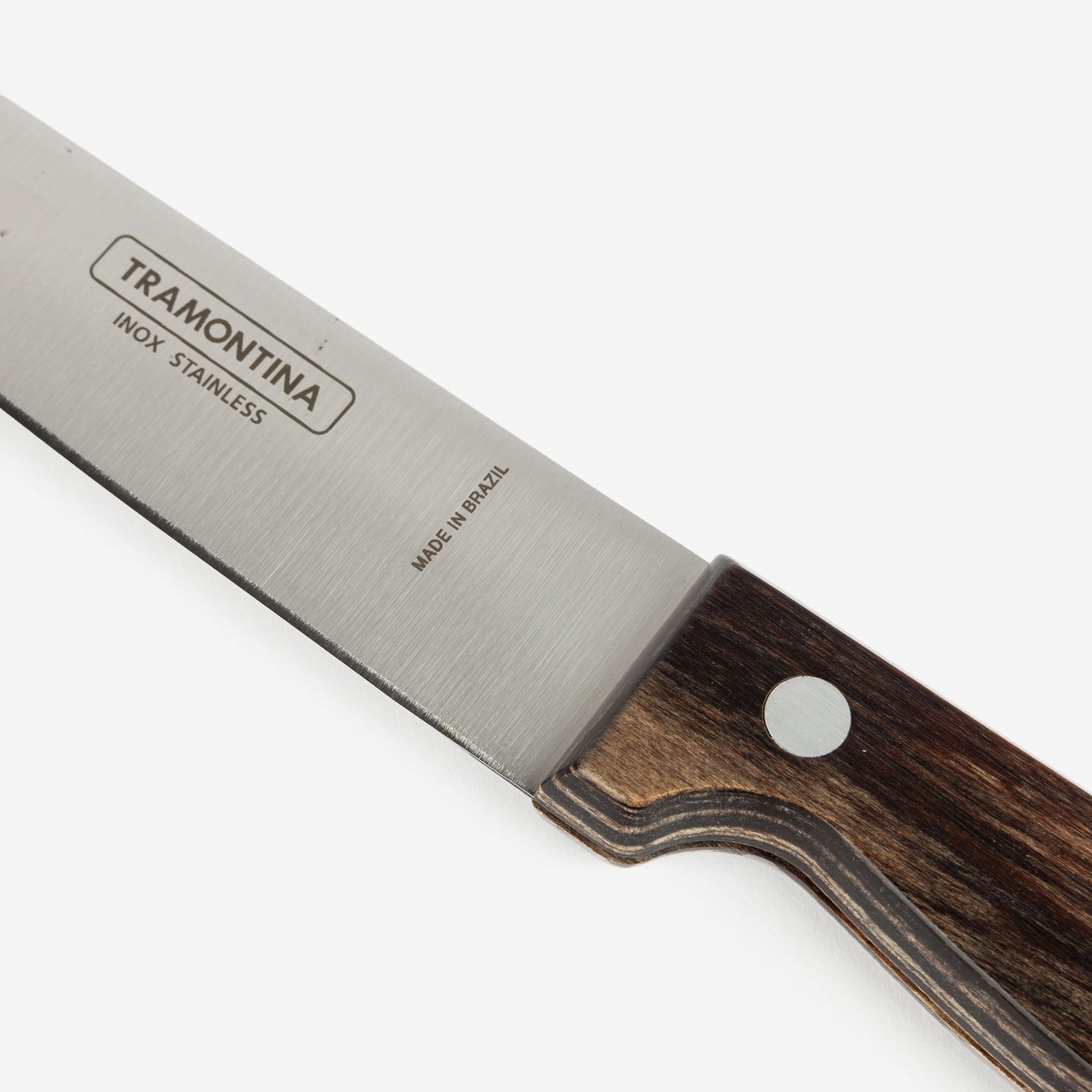 Cuchillo chef con mango madera 18cm