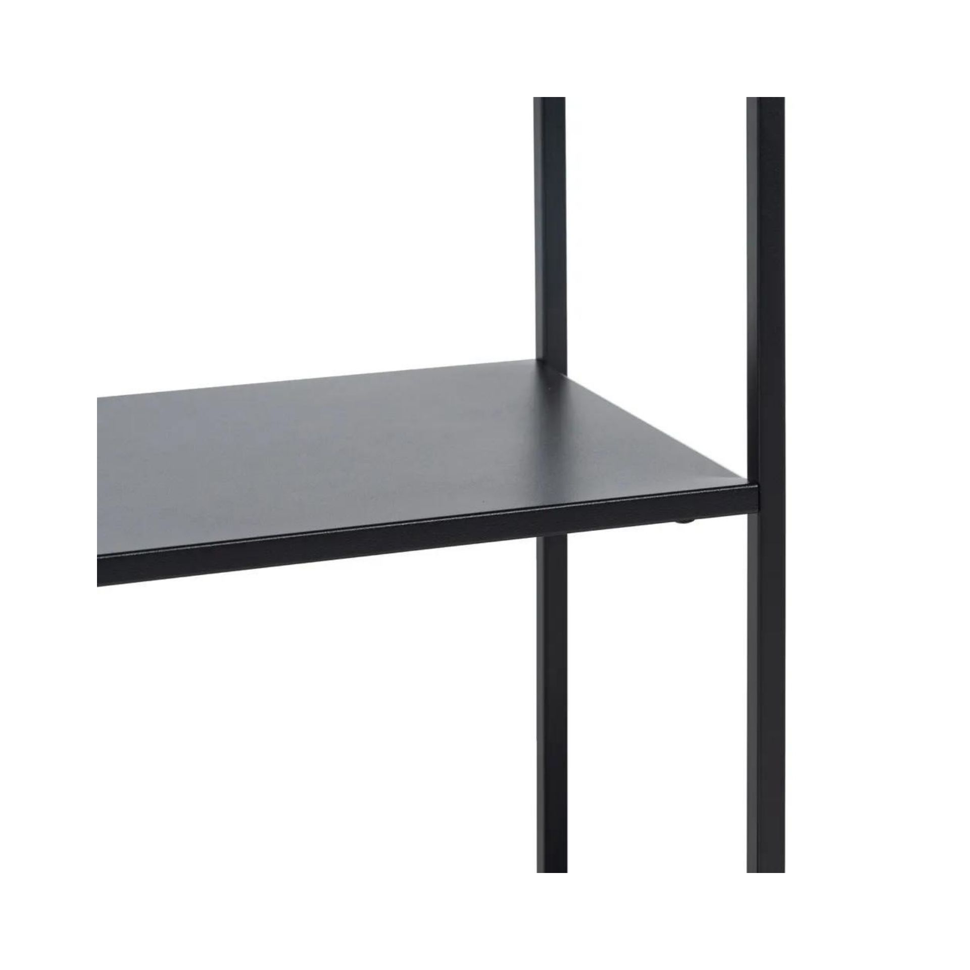 Estantería de acero negro Calista 90x30x188cm