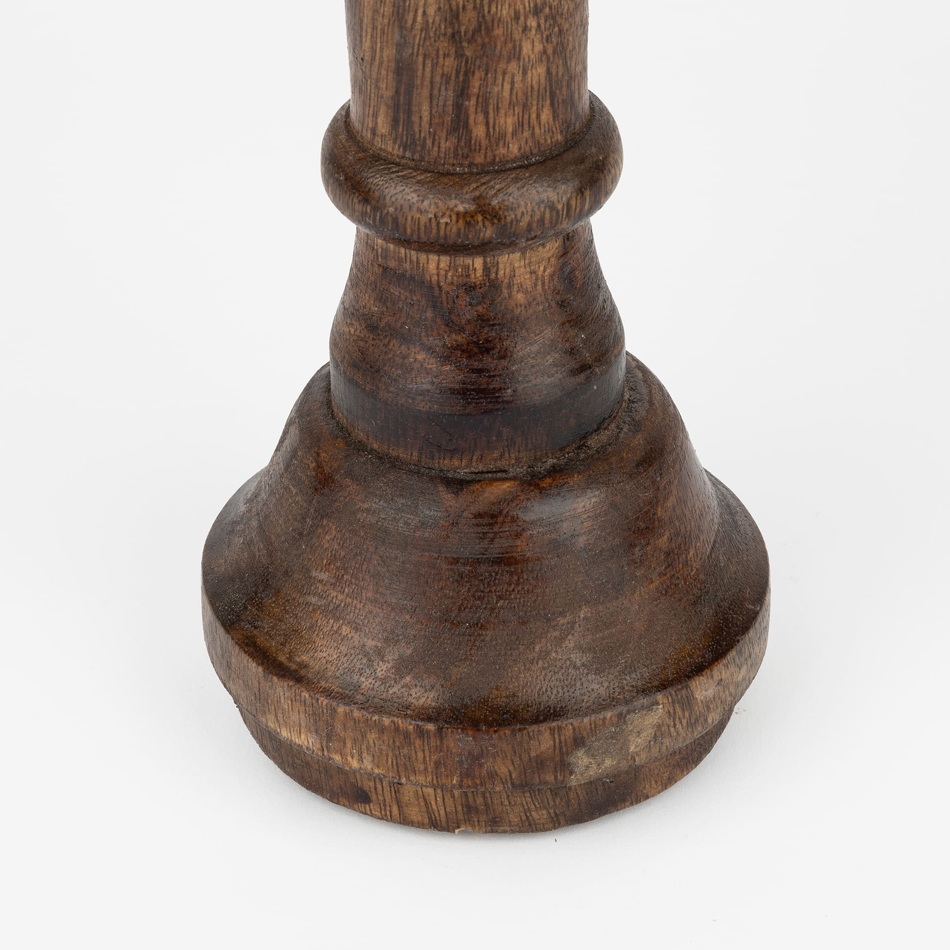 Candelabro de madera de mango Sila 20cm