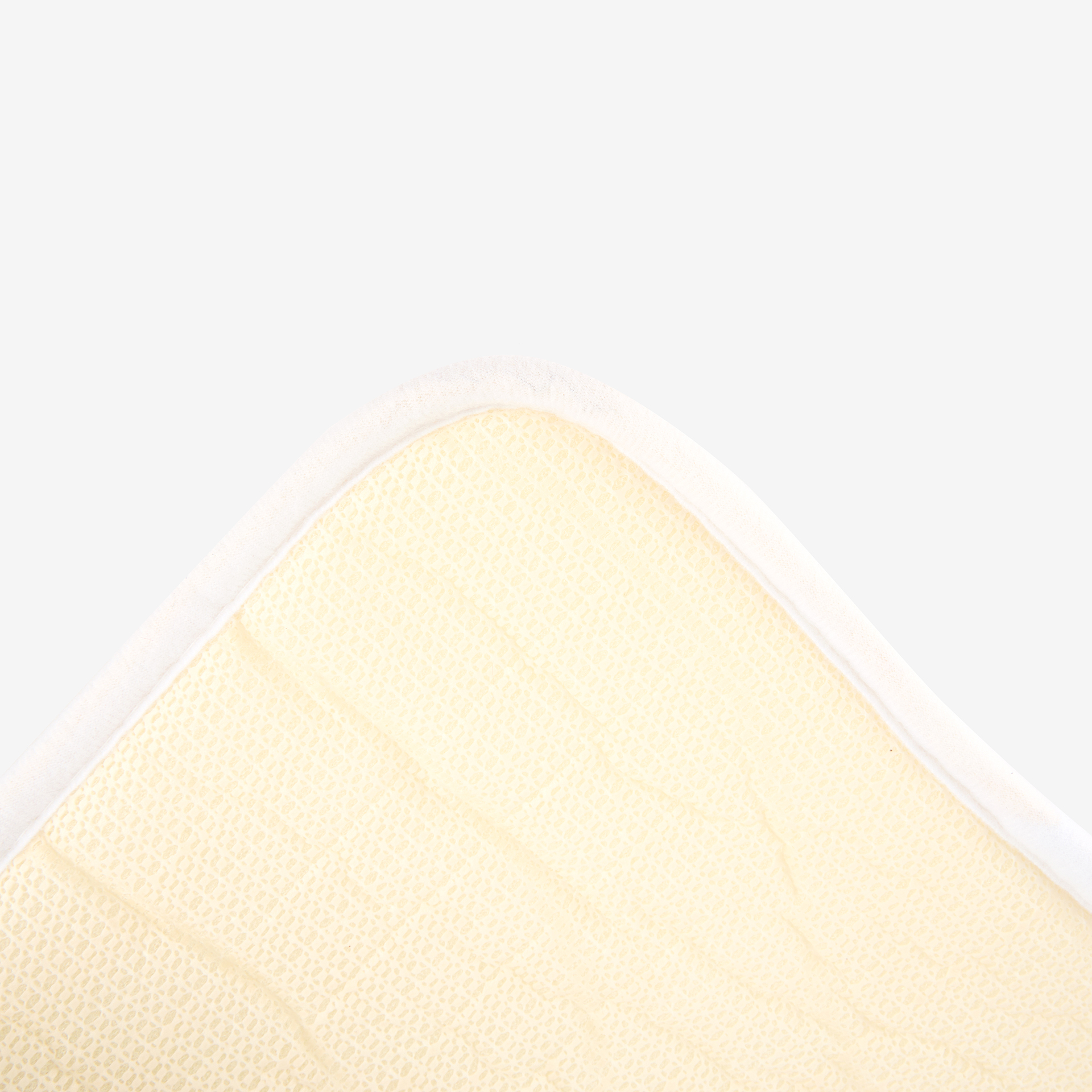 Alfombra de baño de algodón blanca 40x60cm