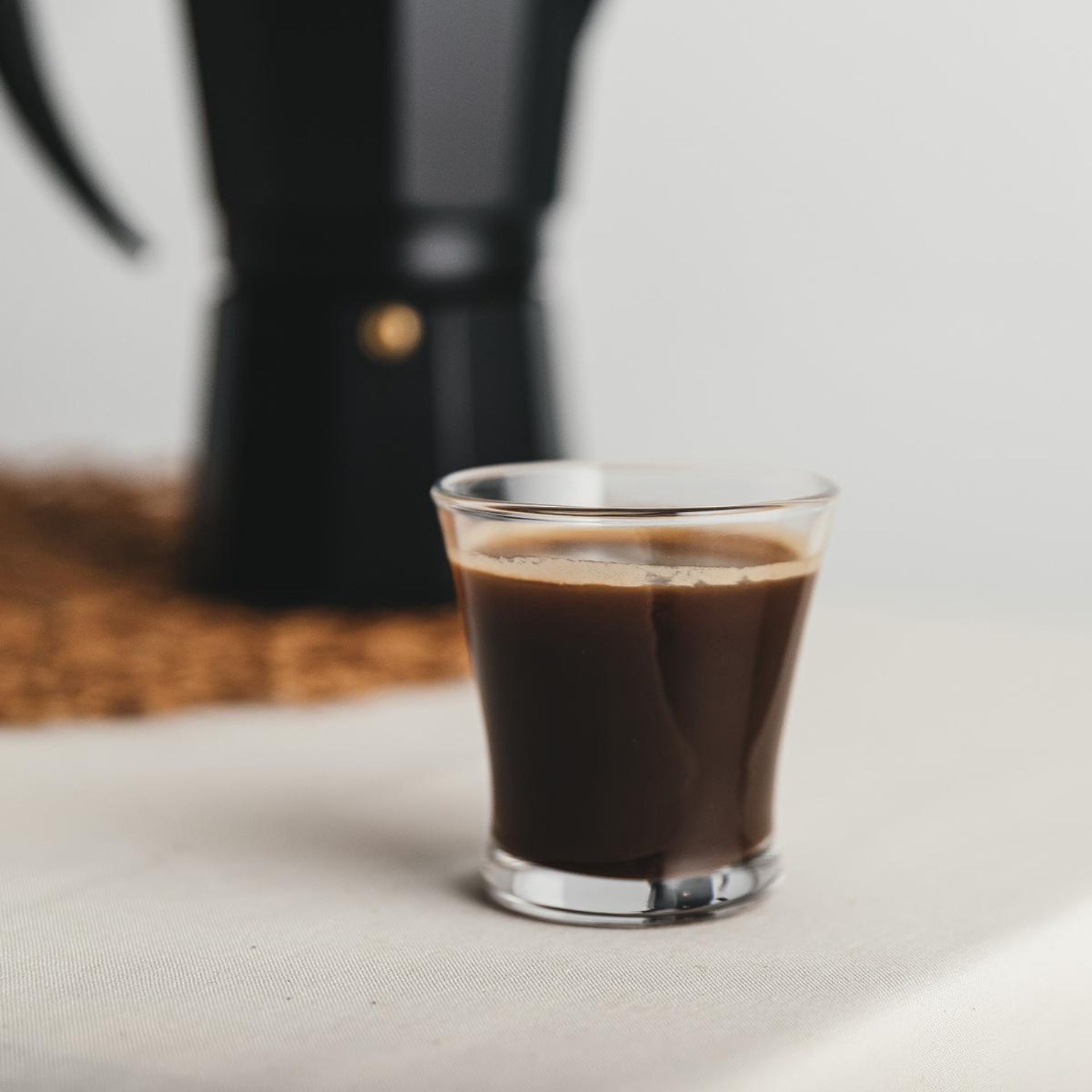 Set de 6 vasos de cristal de carajillo 10cl