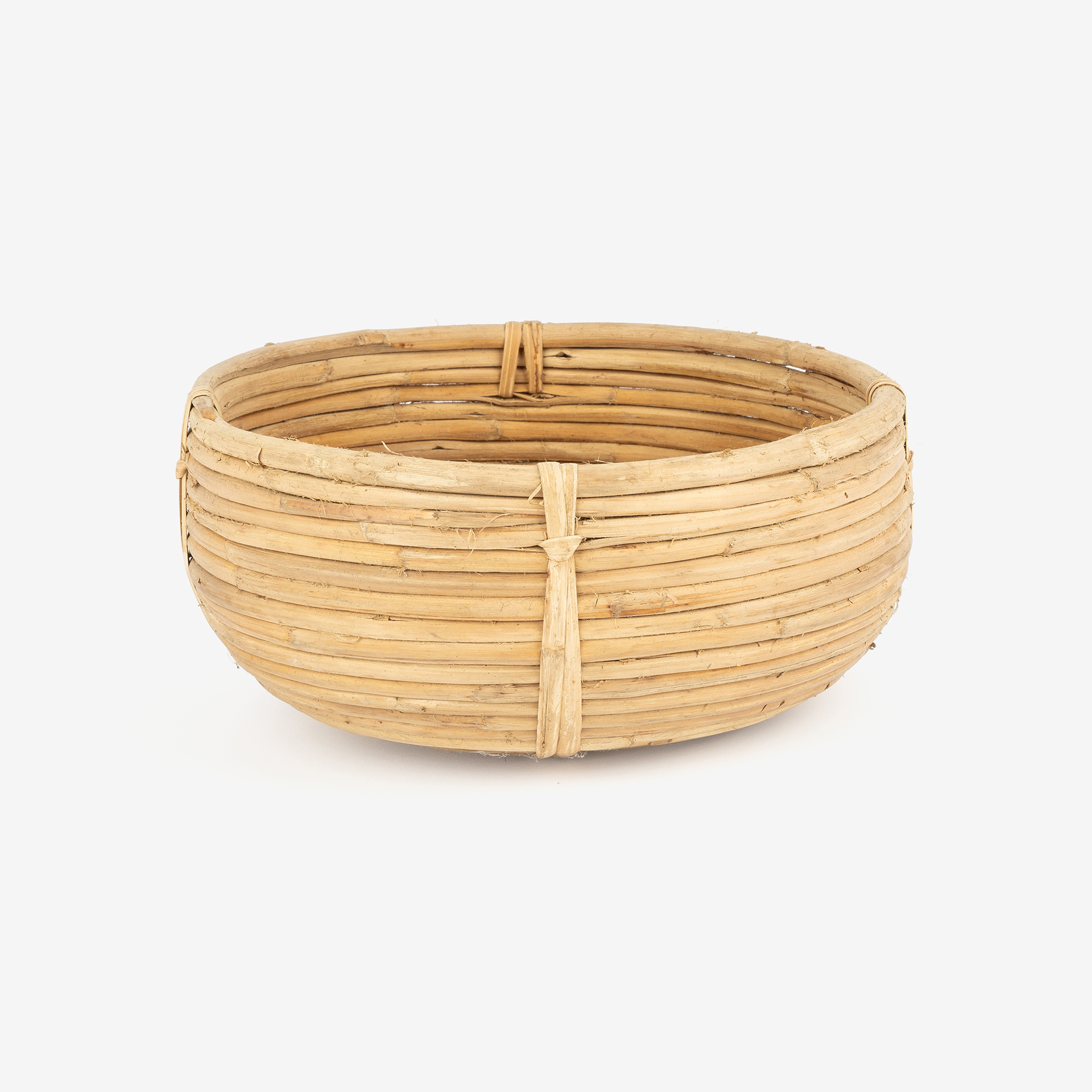 Frutero de rat&aacute;n natural Bosco &Oslash;26x12cm