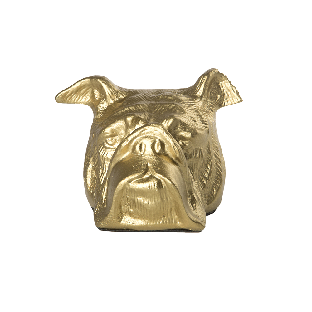 Sujetalibros dorados Dog 13,5x18cm
