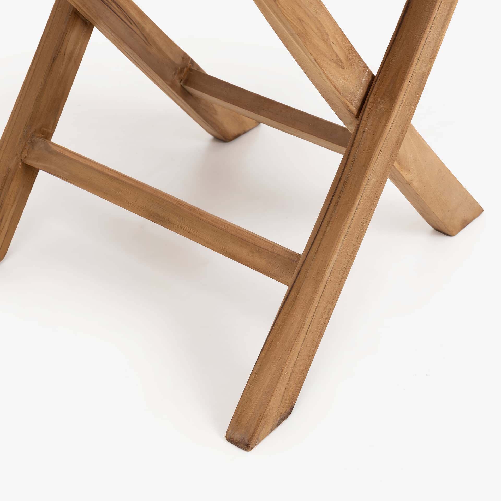 Mesa de jard&iacute;n plegable de madera de teca Azores 50x50cm