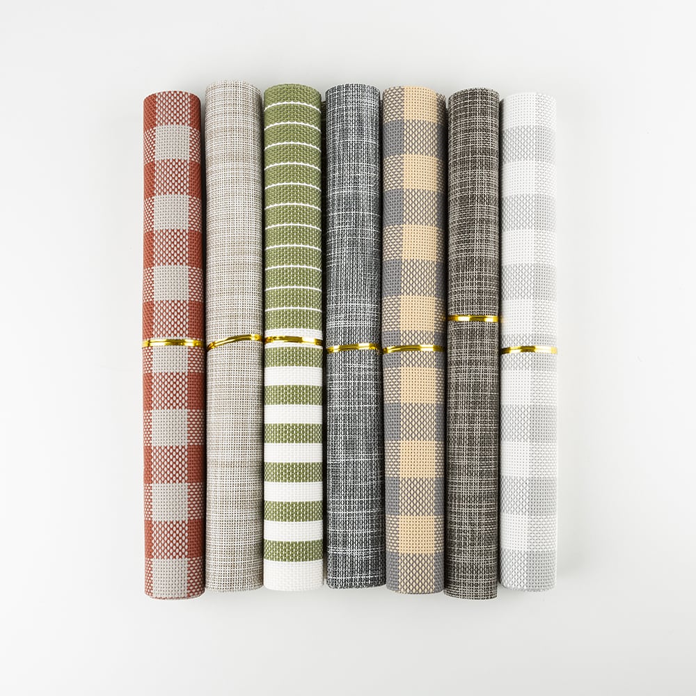 Mantel individual a rayas 45x30cm