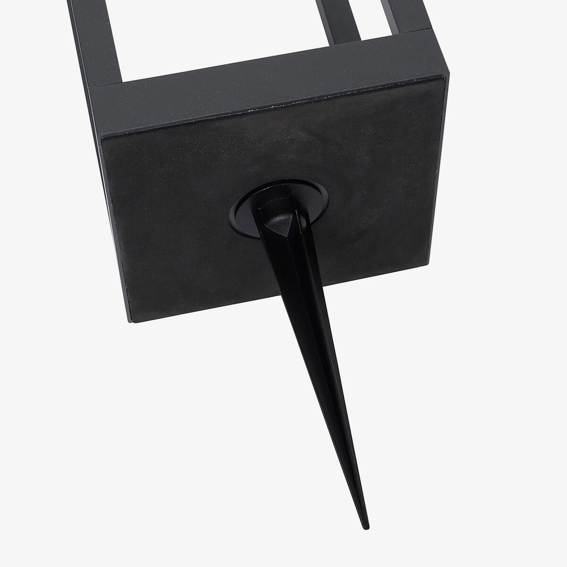 Farol solar para jard&iacute;n de aluminio grafito Pirox 40cm