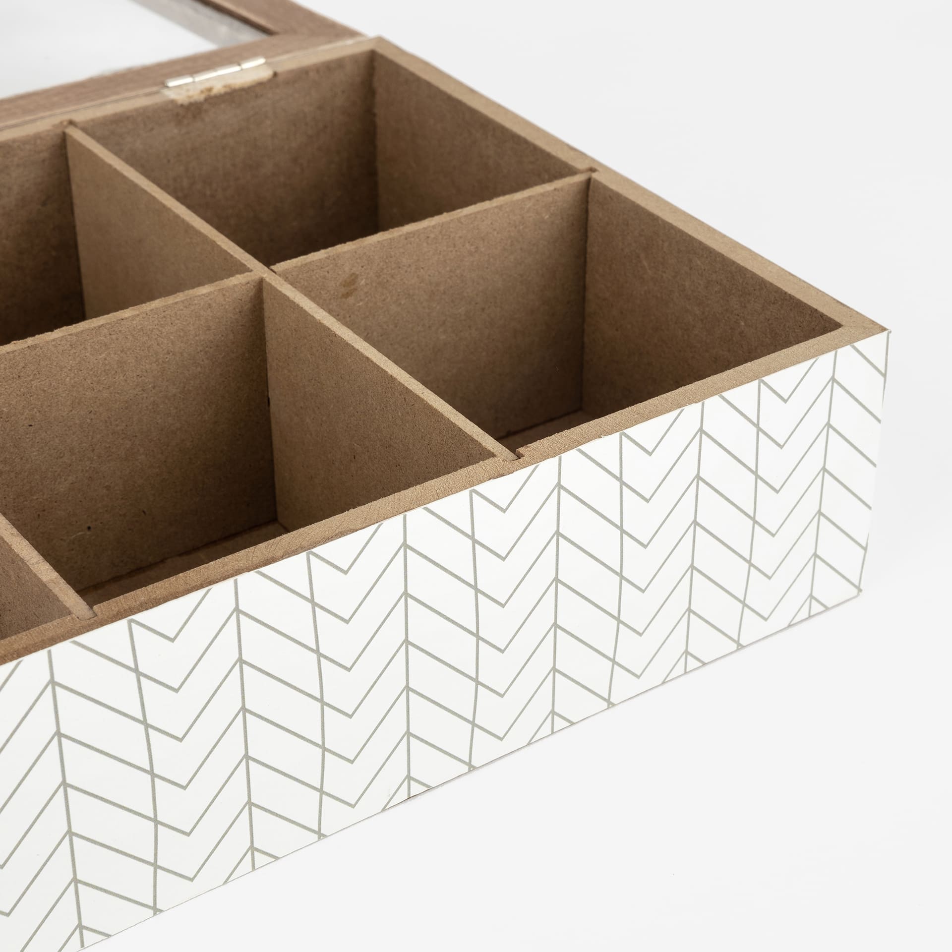 Caja madera organizador de t&eacute; Erase 24x17x7cm