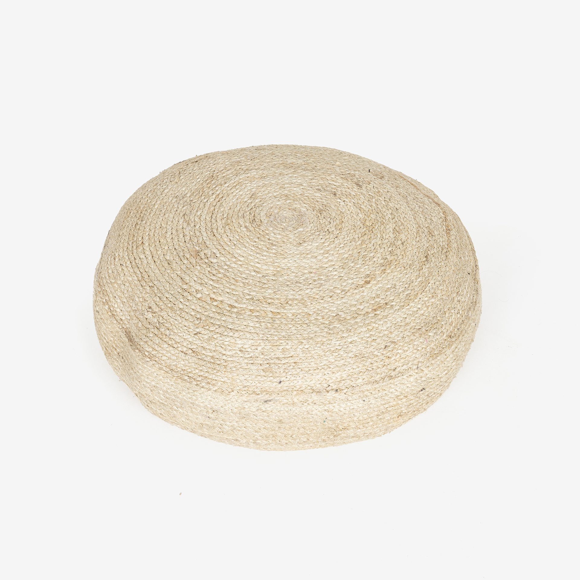Puf de yute natural Ø60x25cm