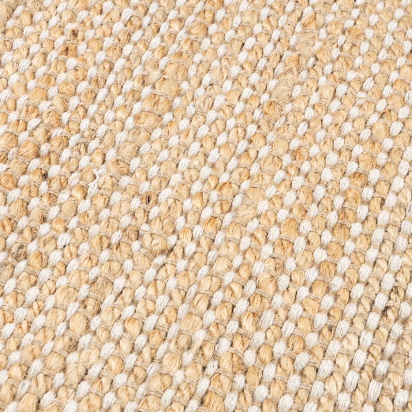 Alfombra de algod&oacute;n y yute Minerva 170x120cm
