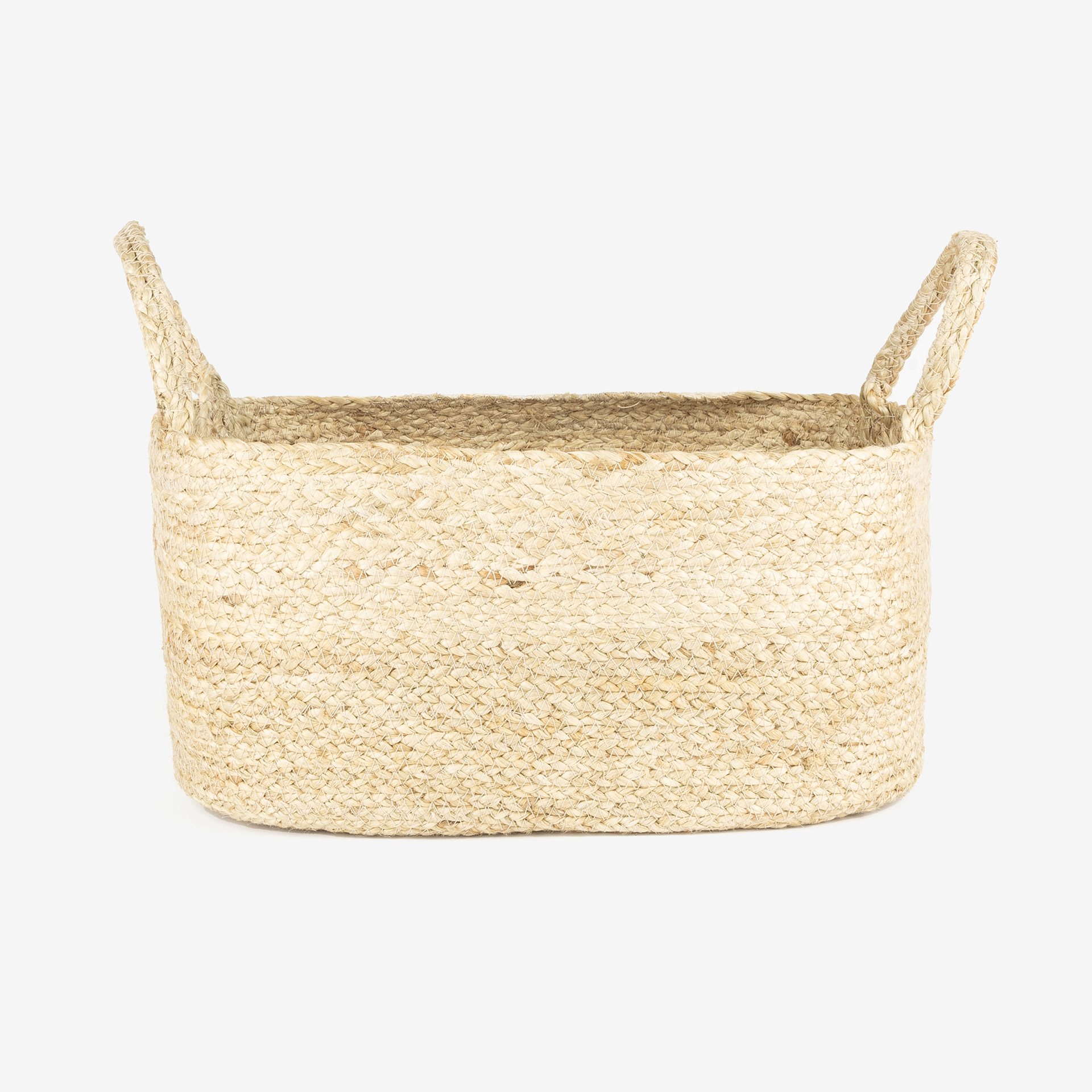 Cesta de yute ovalada Fita 40x26x18cm