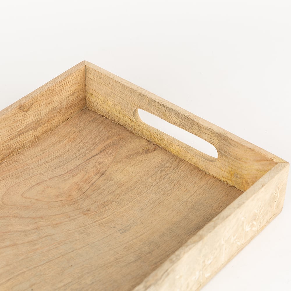 Bandeja para servir de madera