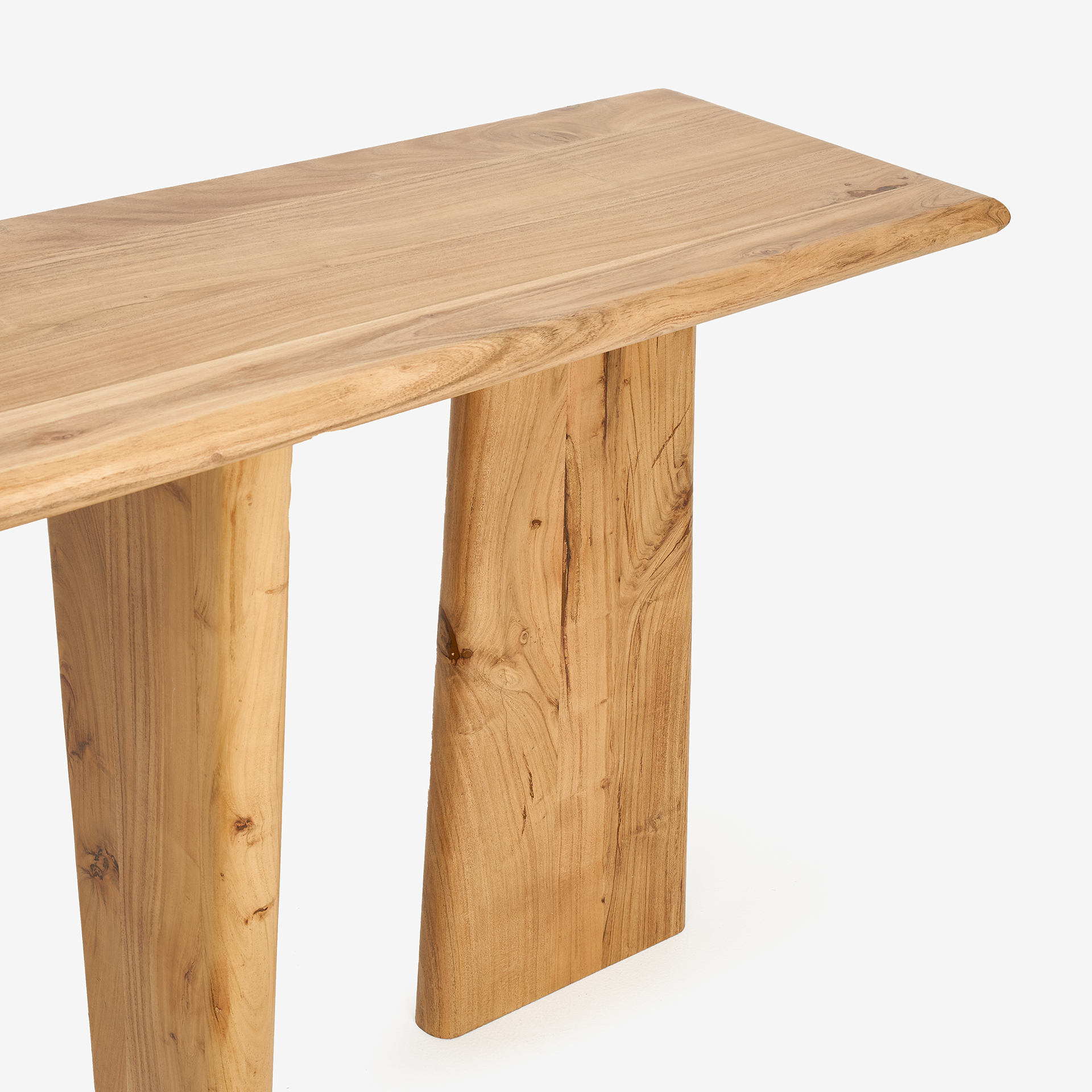 Consola de madera de acacia Moscú 130x40x75cm Clau&Chloe