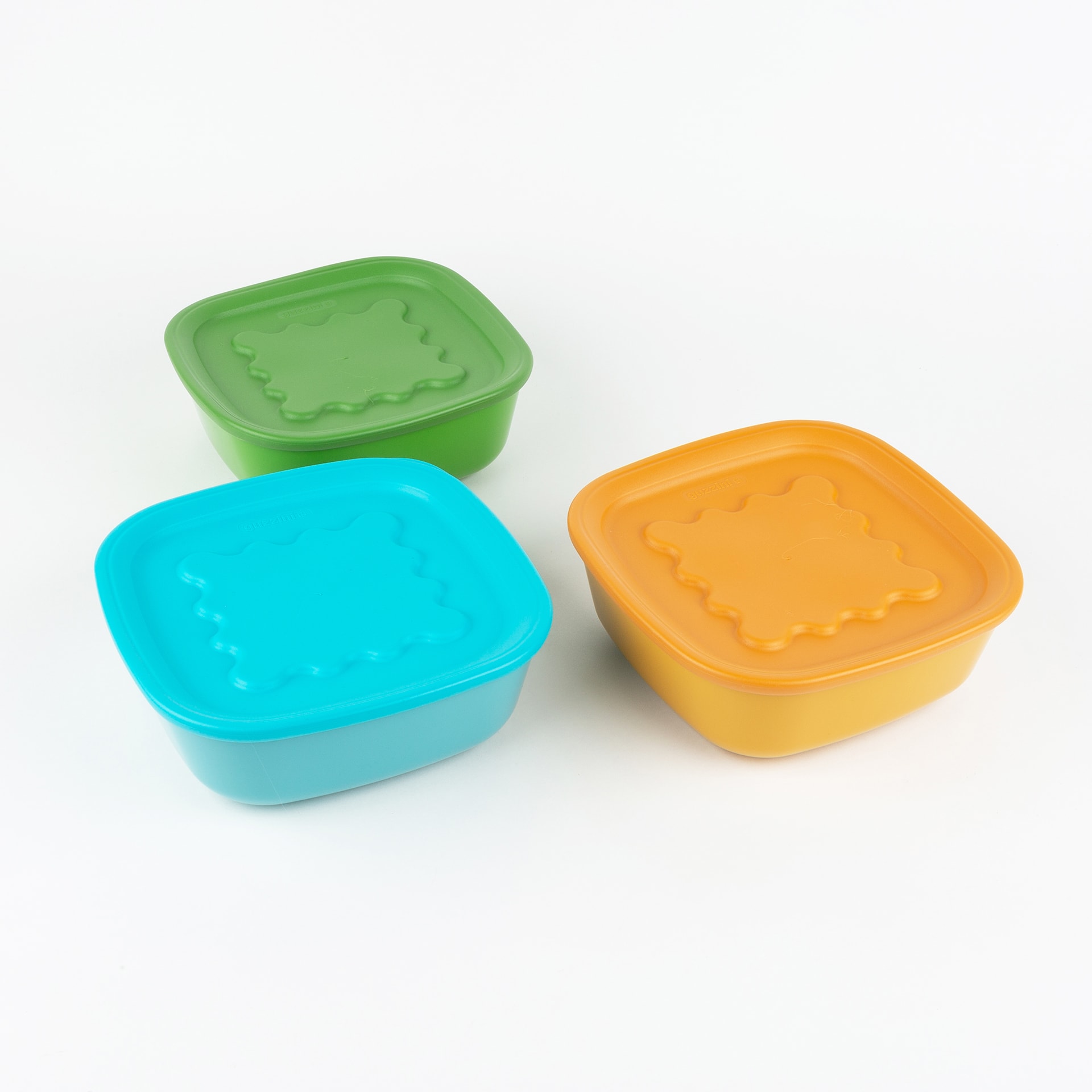 Set de 3 contenedores de pl&aacute;stico Everfresh 20x20x11cm - Guzzini