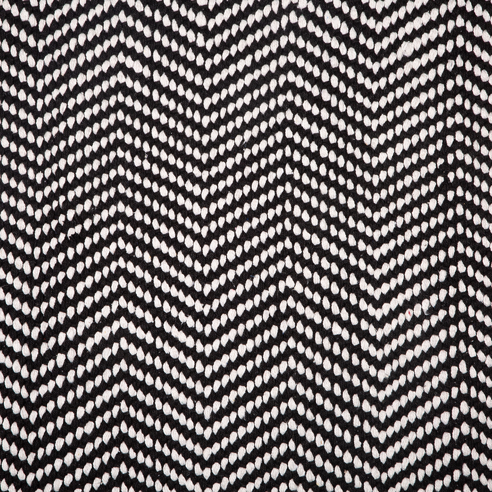 Alfombra de algod&oacute;n Black&White 140x220cm