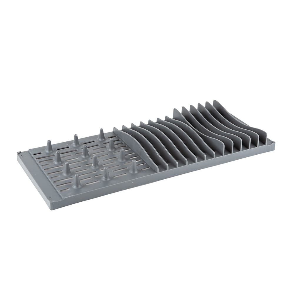 Escurreplatos gris Flat 40x16cm