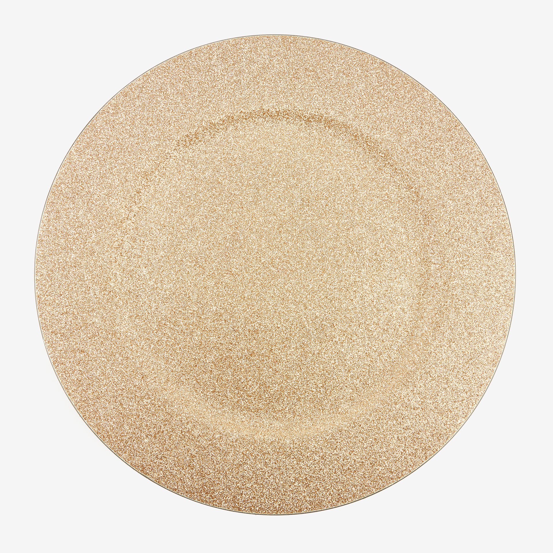 Bajoplato dorado con purpurina Ø33cm