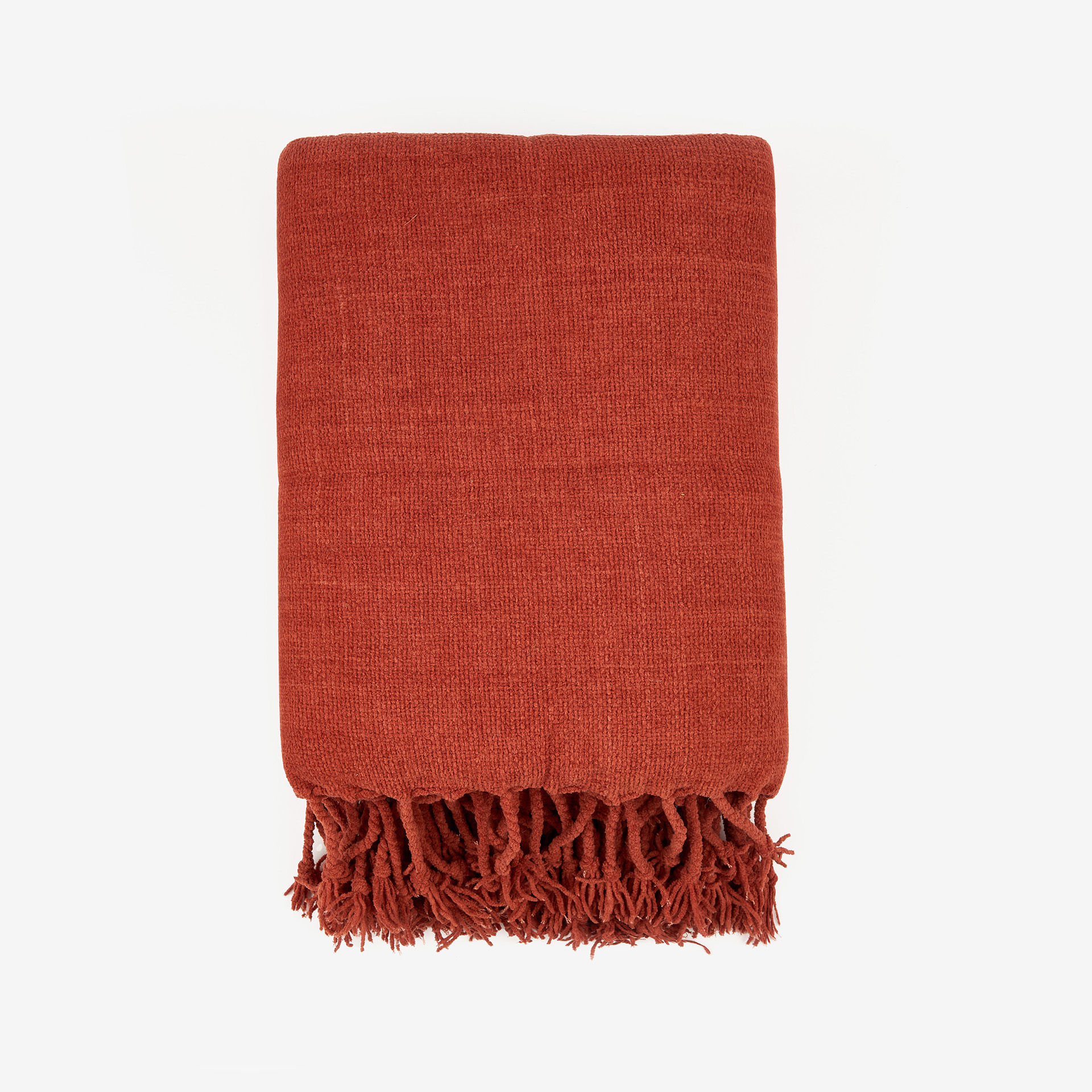 Plaid de chenilla cobre Kordon160x130cm