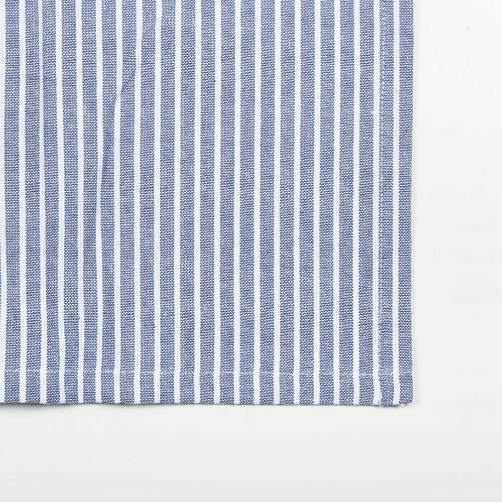 Delantal de rayas azules