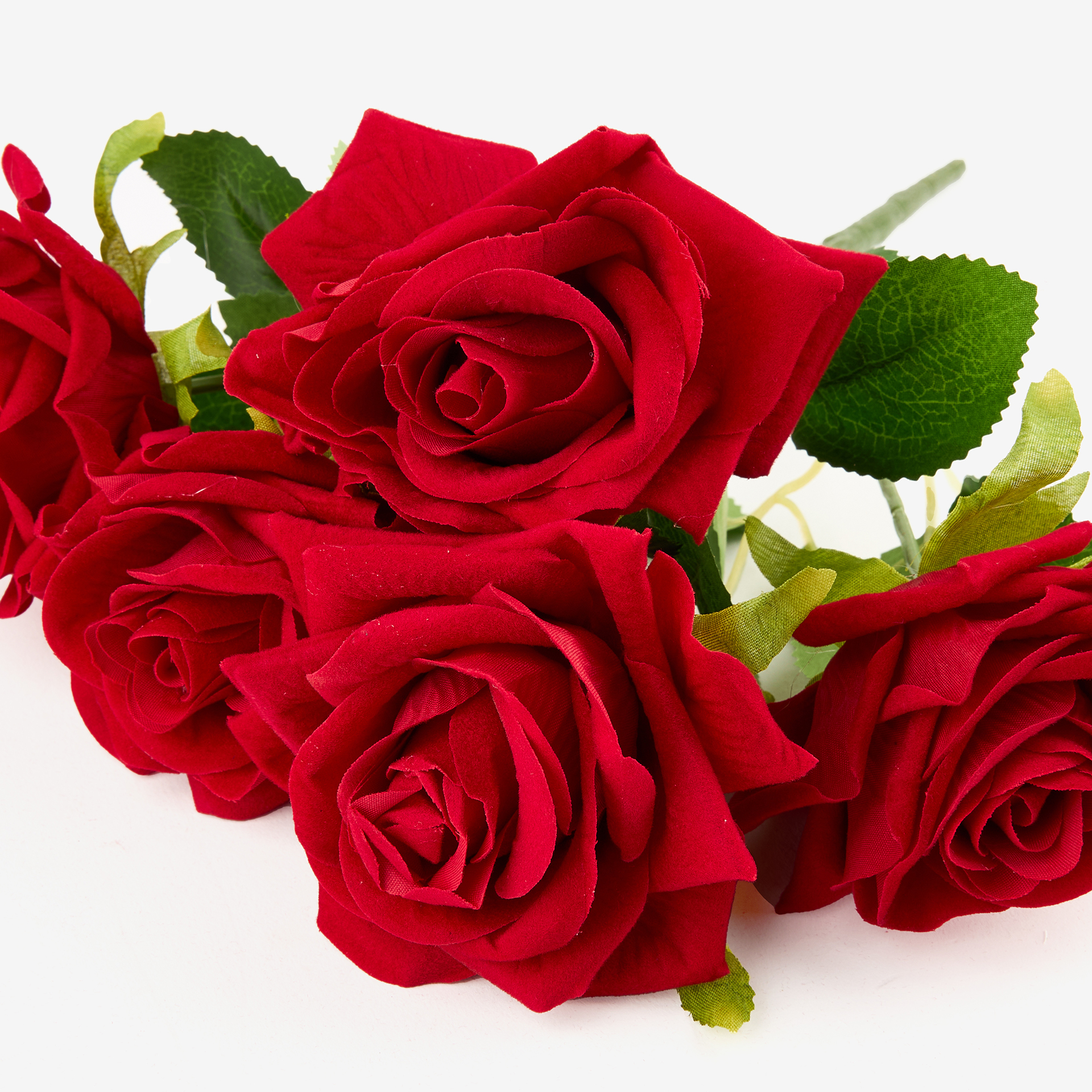 Ramo artificial de rosas rojas