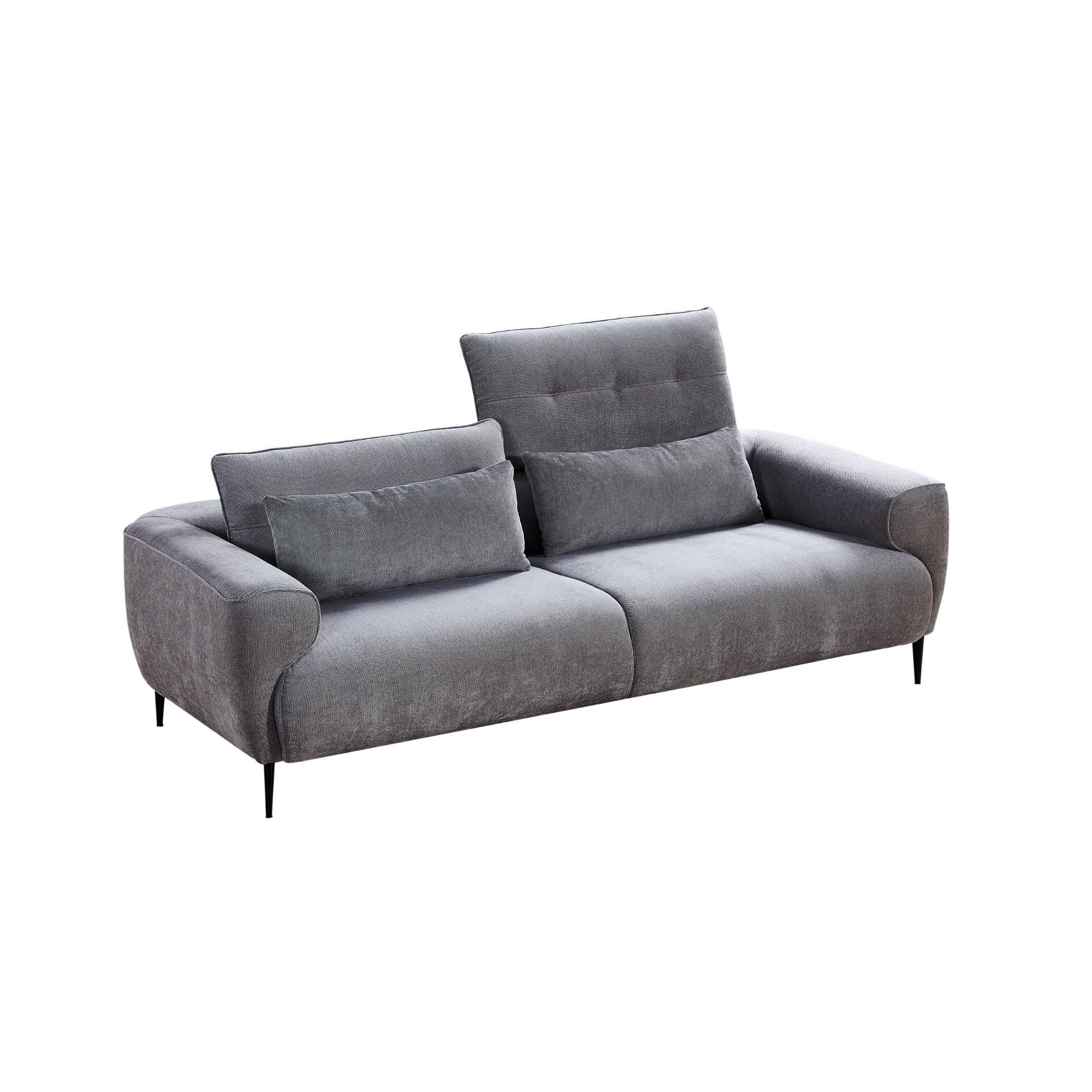 Sofá de 3 plazas gris oscuro Axel 217x97x75cm