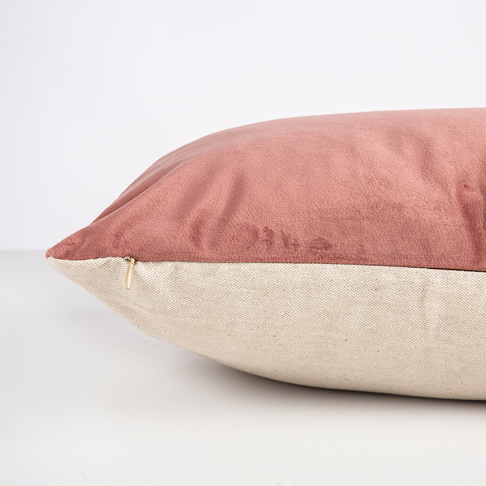 Funda de coj&iacute;n Velvet Rosa 30x45cm