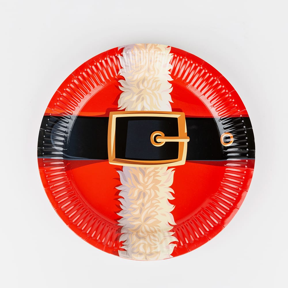 Set de 10 platos de cart&oacute;n varios modelos