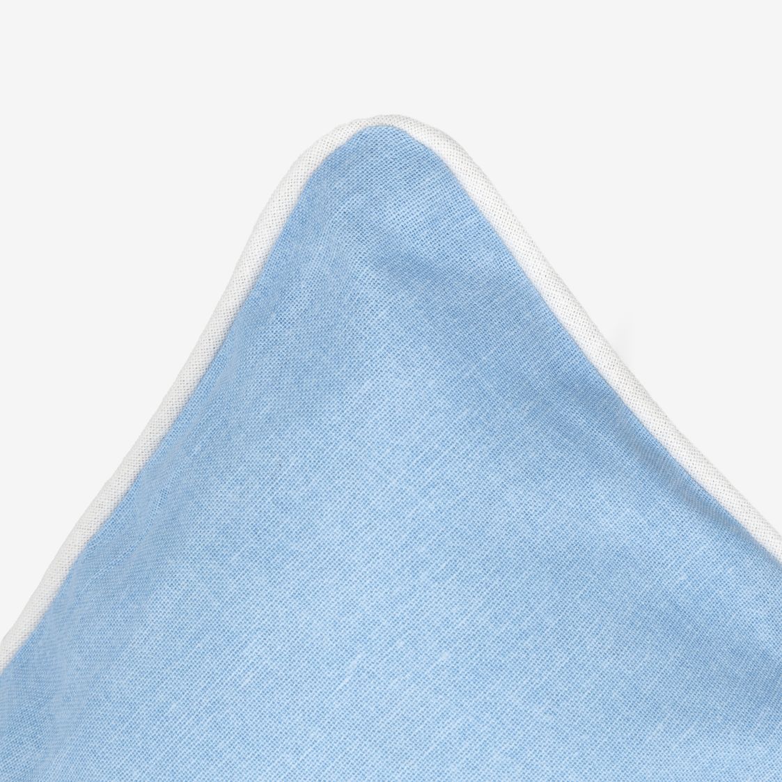 Funda de coj&iacute;n azul caballito de mar 45x45cm