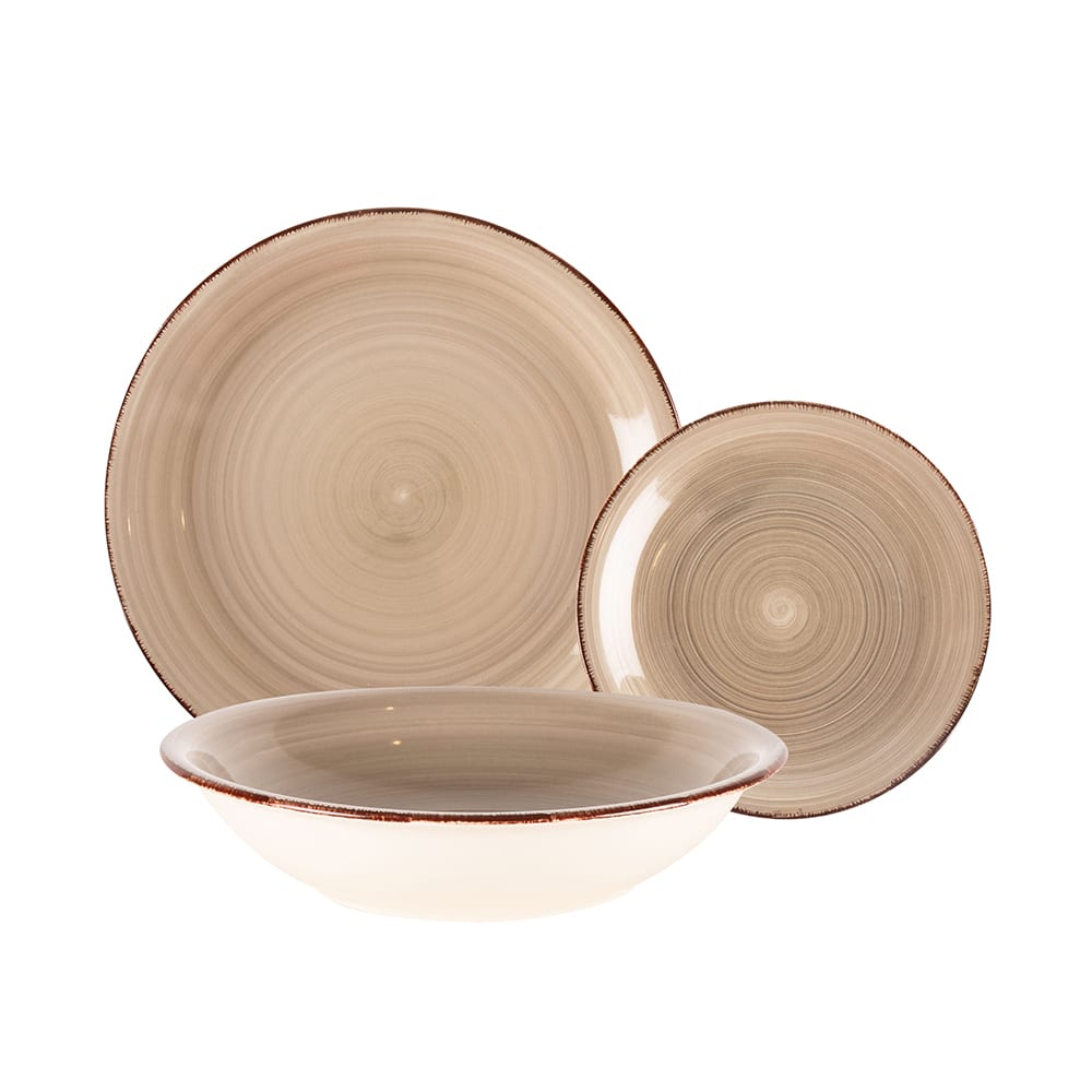 Vajilla de 18 piezas de gres Vita en varios colores