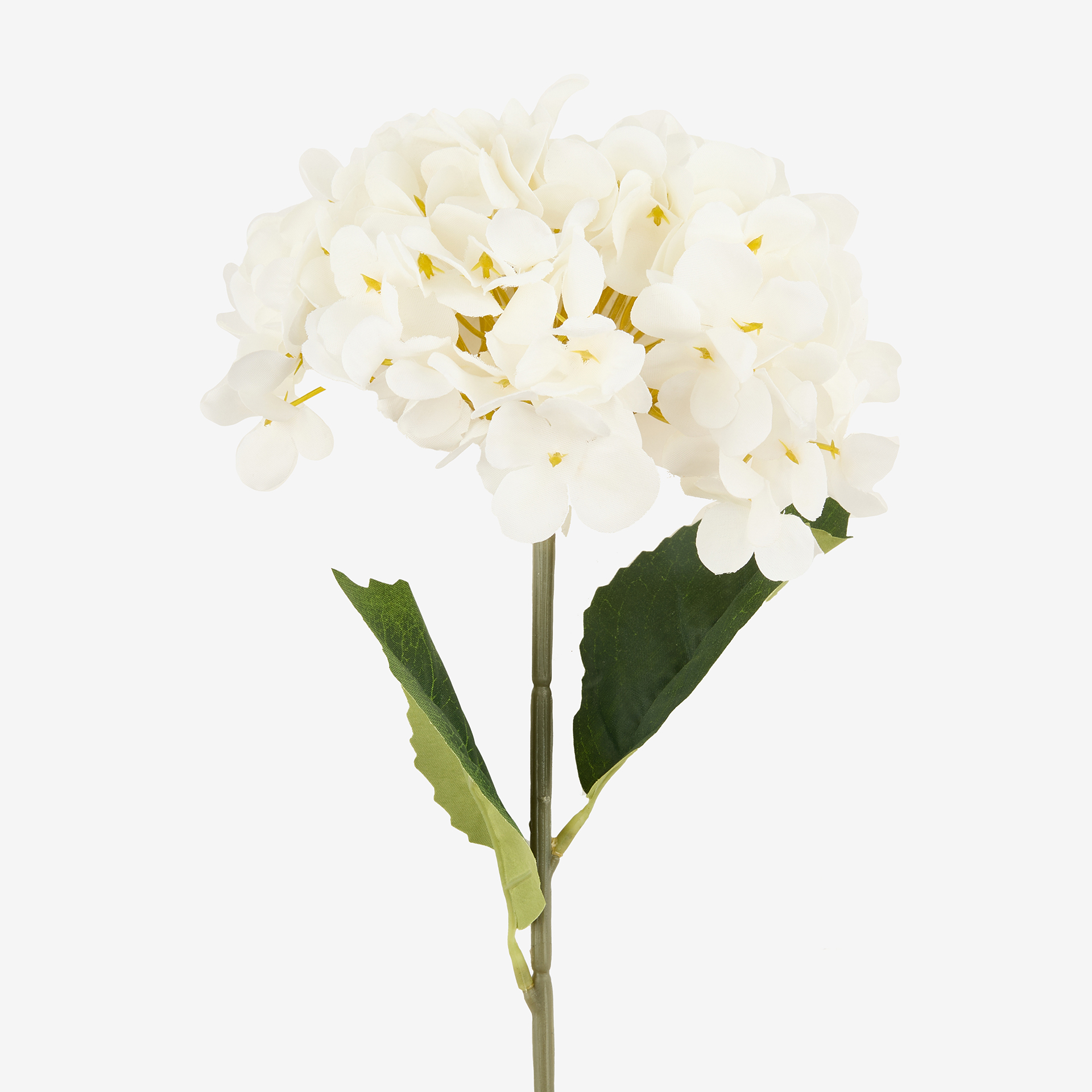 Flor artificial hortensia blanca 60cm