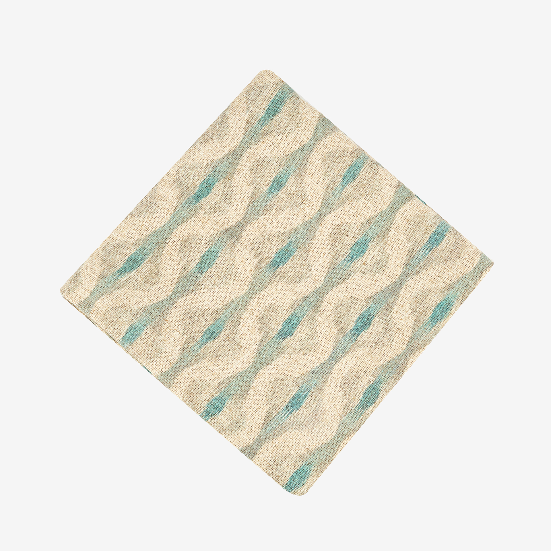 Funda de cojín de algodón beige Tribal 45x45cm